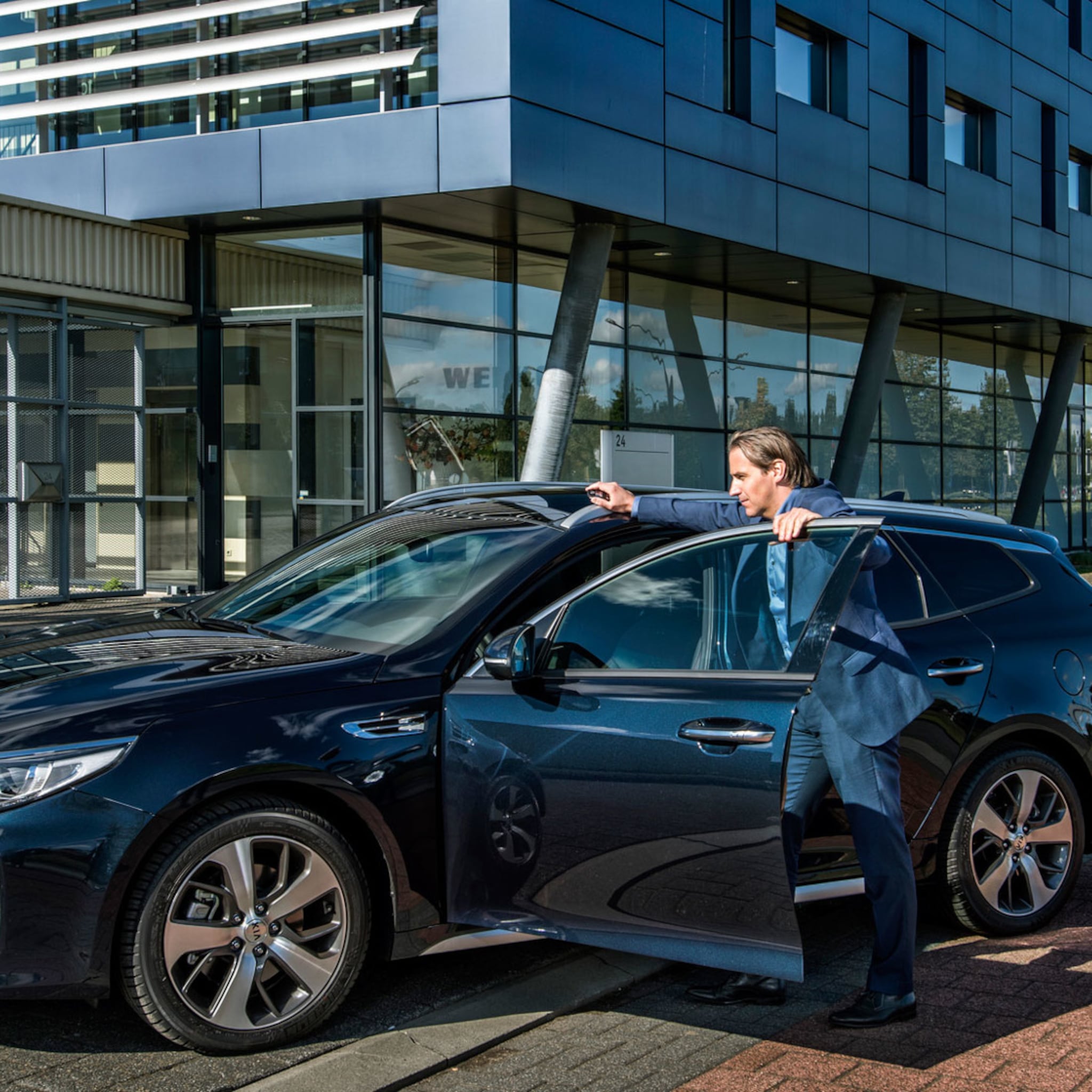 zakelijk scoren met de kia optima sportswagon
