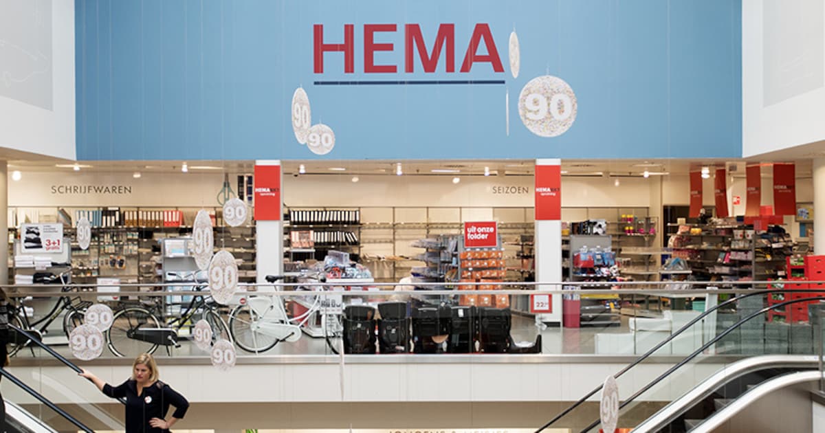 HEMA opnieuw in de etalage