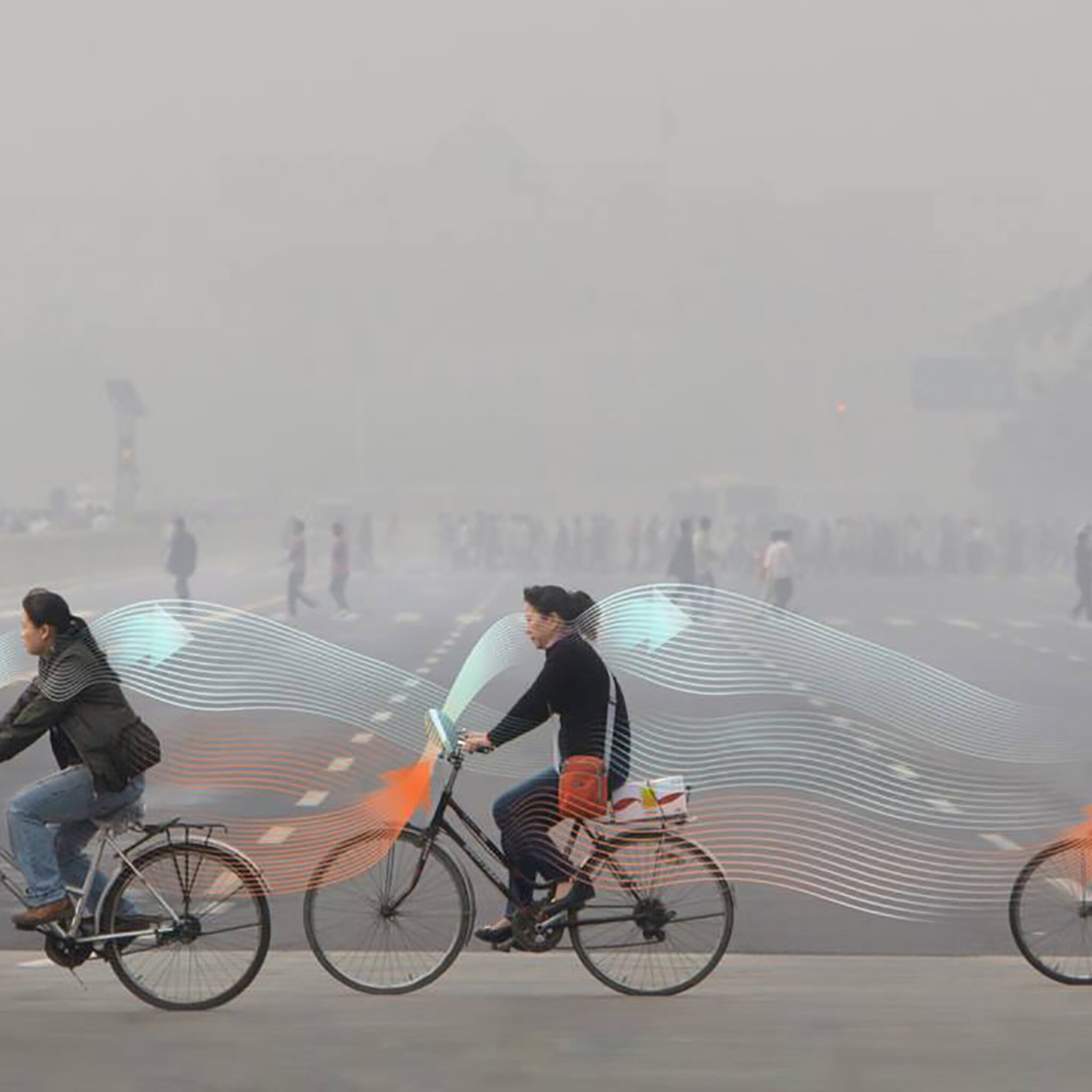 smog slurpende fiets slaat aan in china