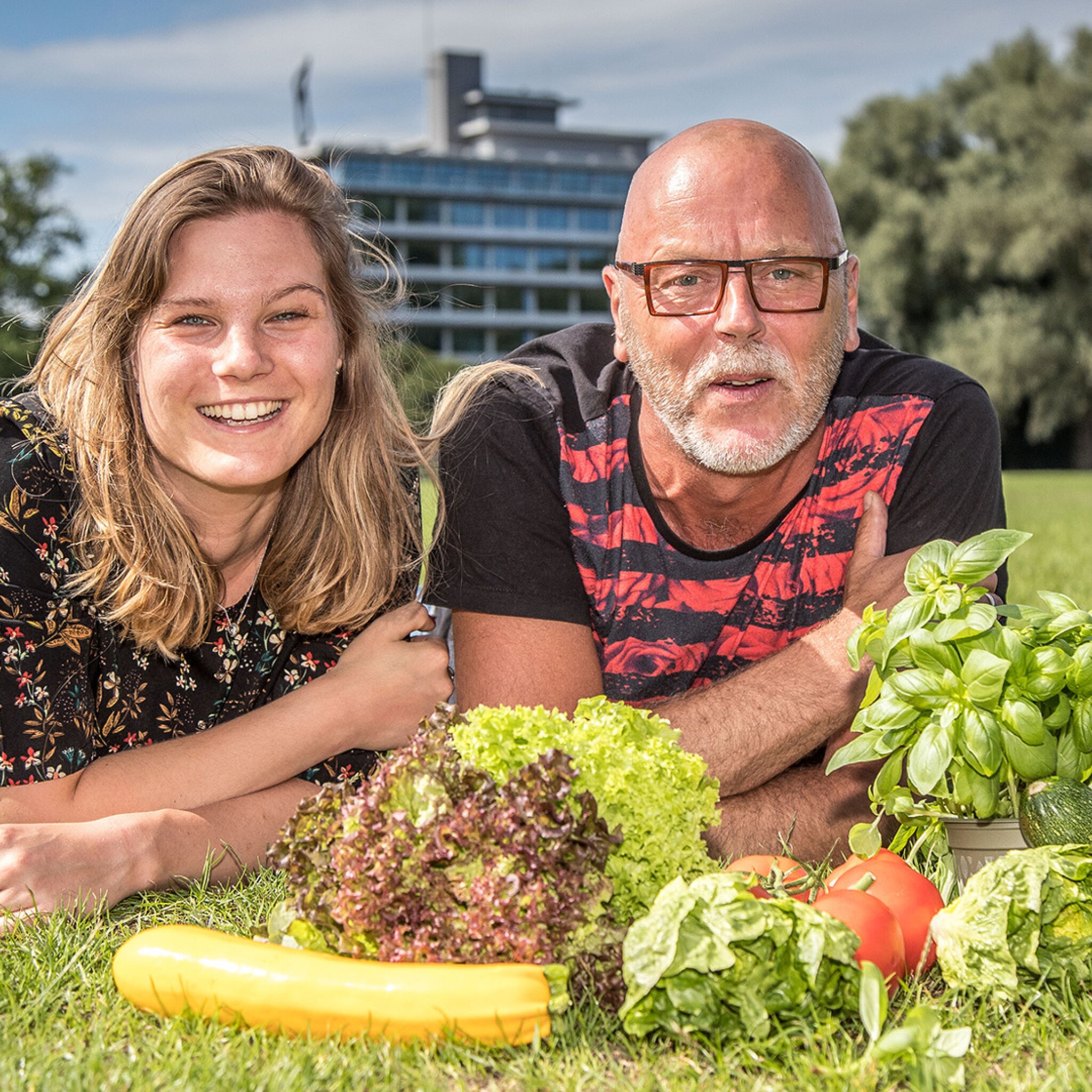 zwollenaren geloven heilig in het kweken van groenten in en op kantoorpanden