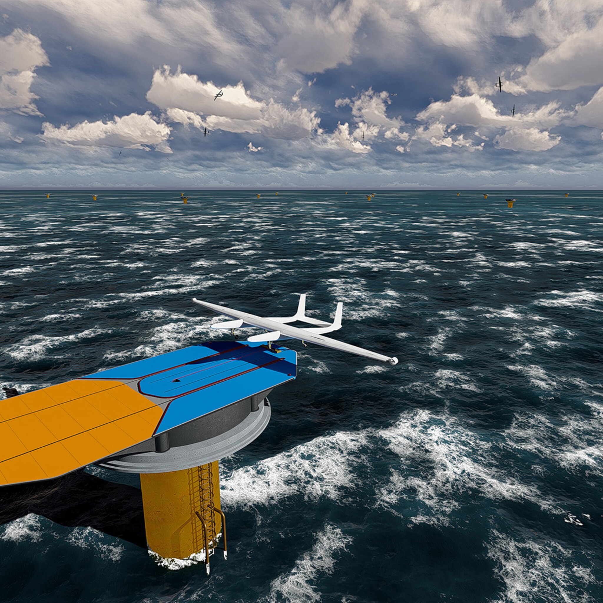 ampyx power wekt energie op met zweefvliegtuig