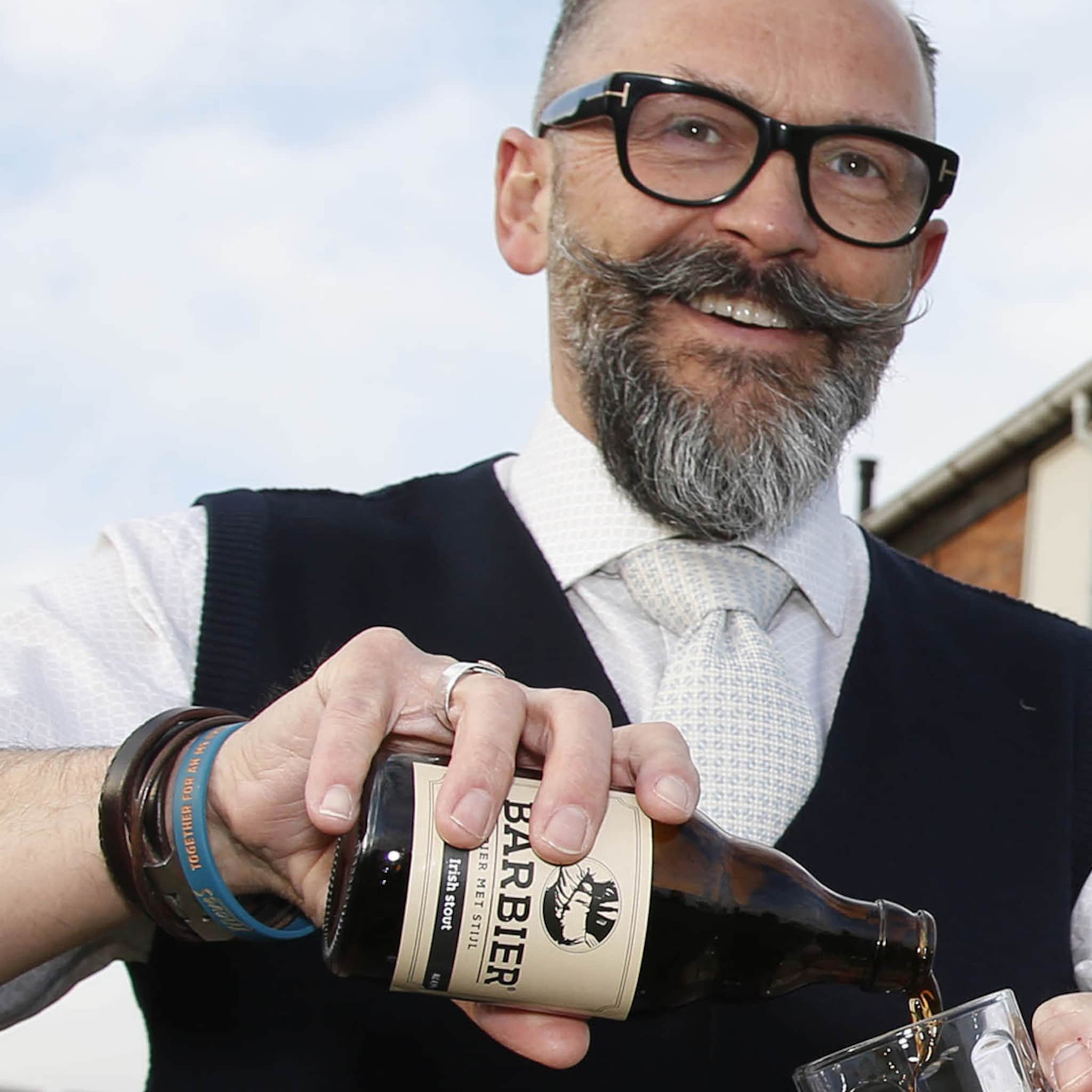 een biertje voor bij de kapper