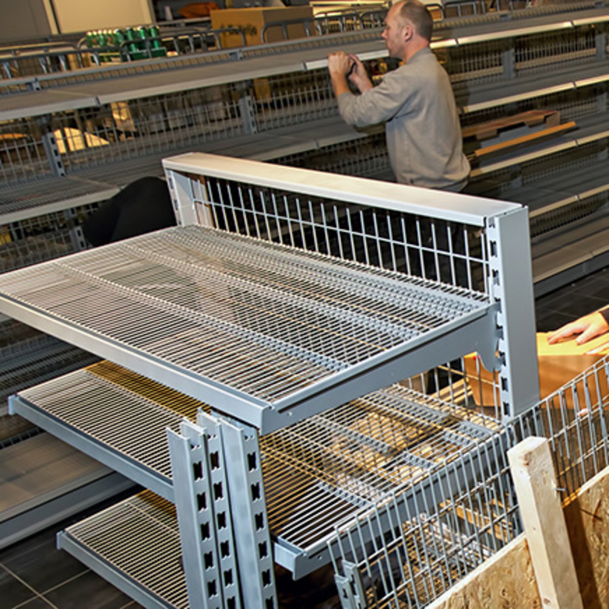 supermarkt dorst klaar voor feestelijke opening