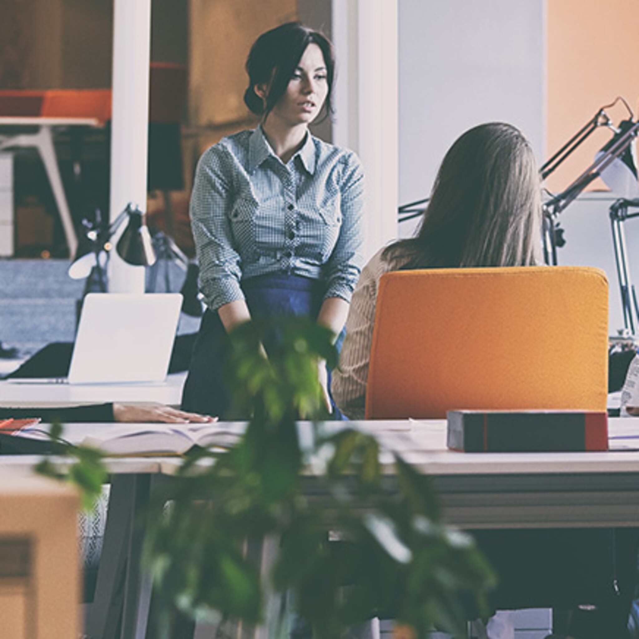 professional werkt liefst op deels besloten werkplek