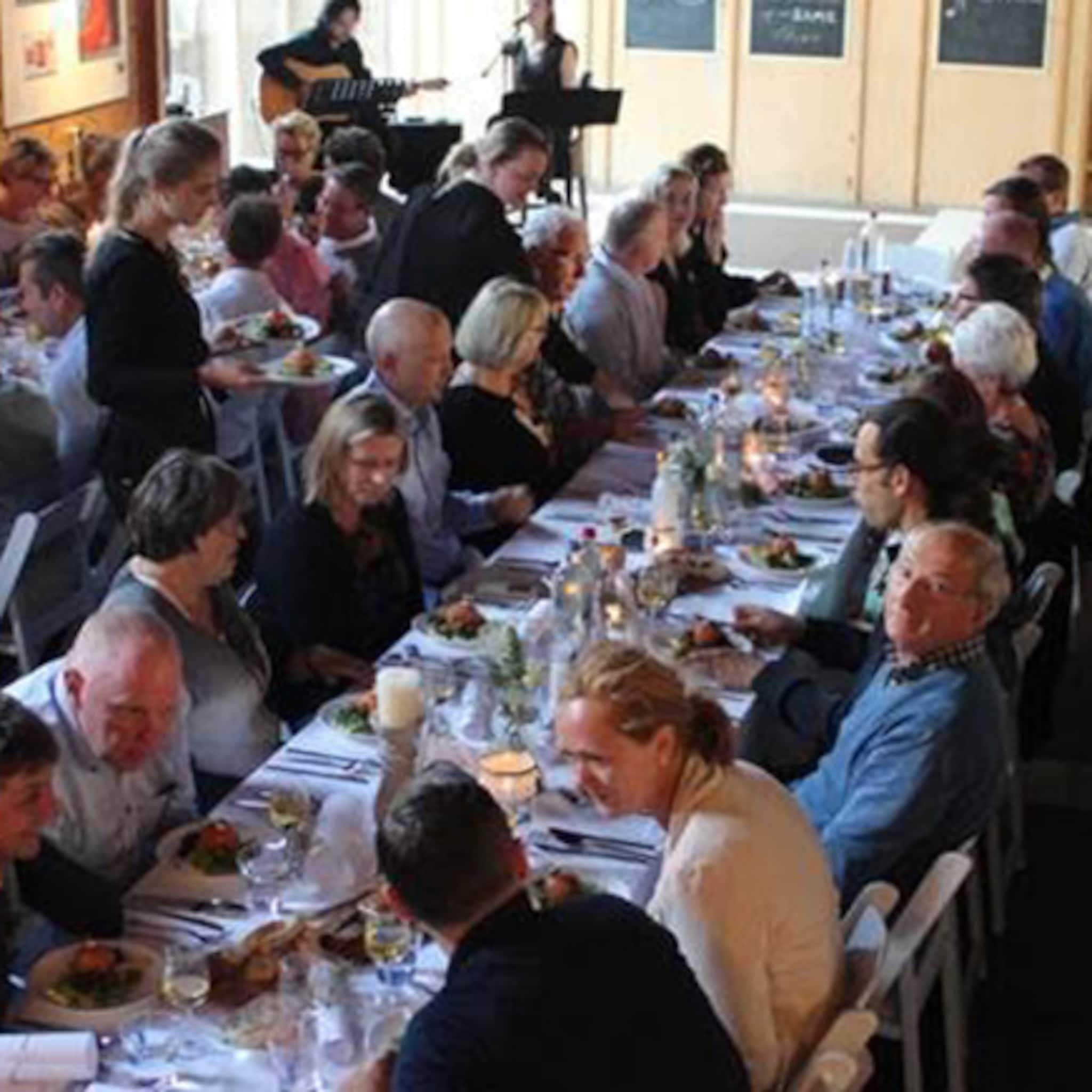 pop up restaurant in de kleine schorre