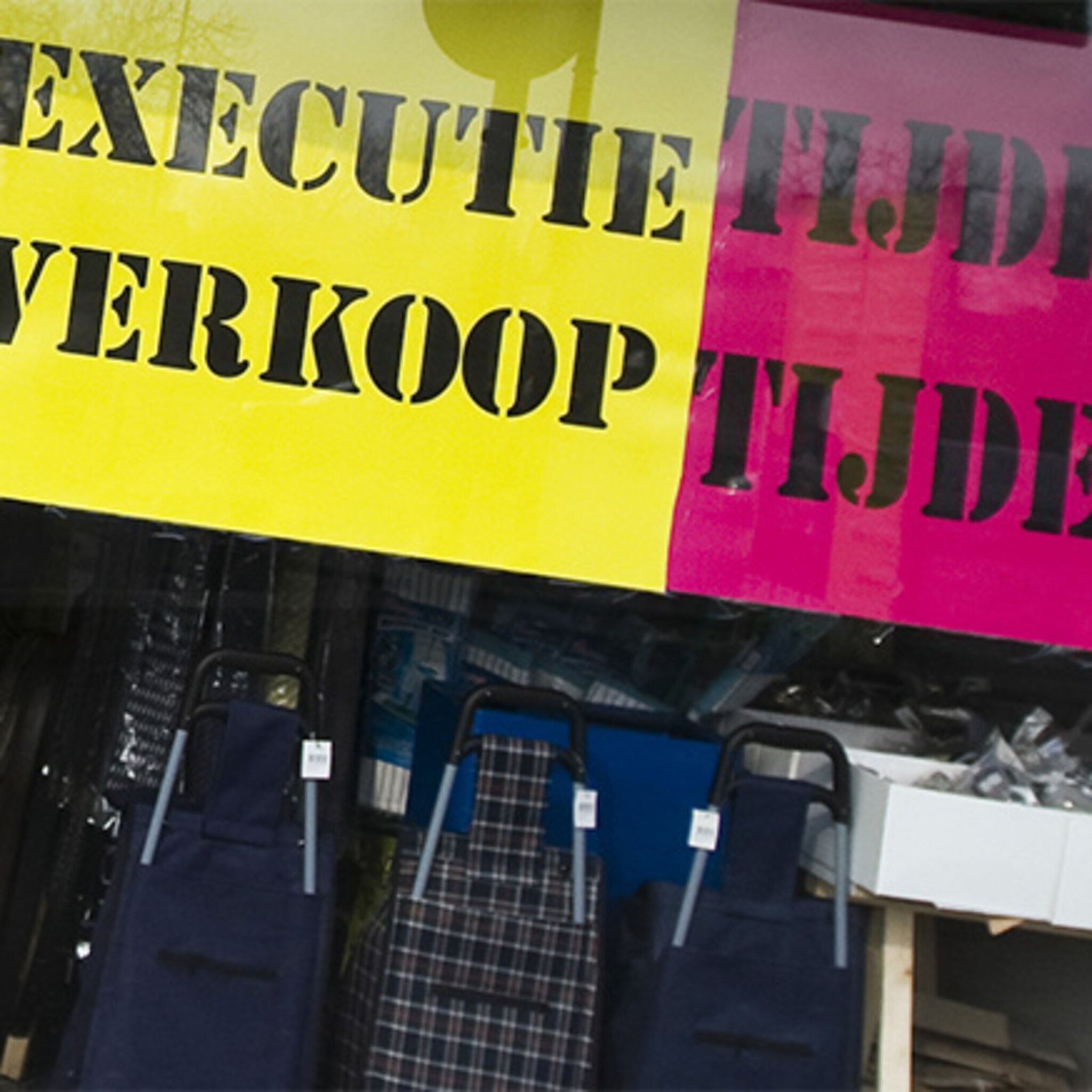executieverkoop nog net van tafel