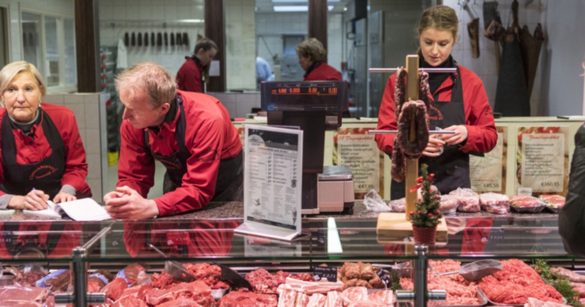 Top drukte bij slagerij Vleeshouwerij Saasveld