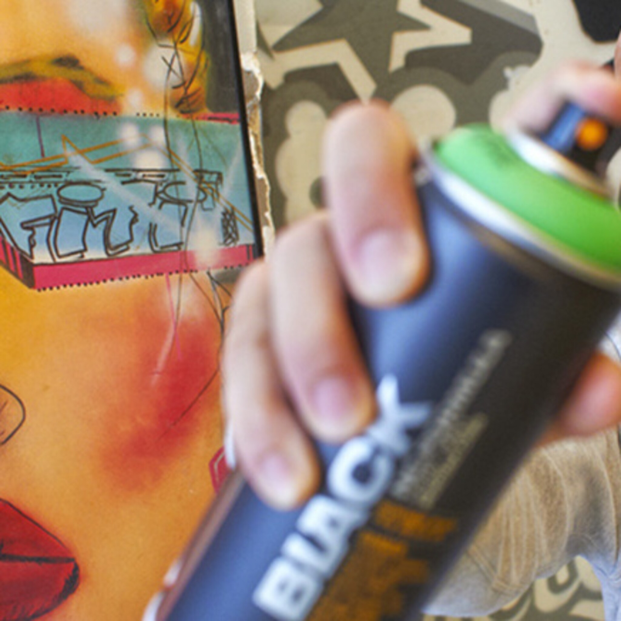 eindhovenaar verdient zijn geld met graffiti spuiten