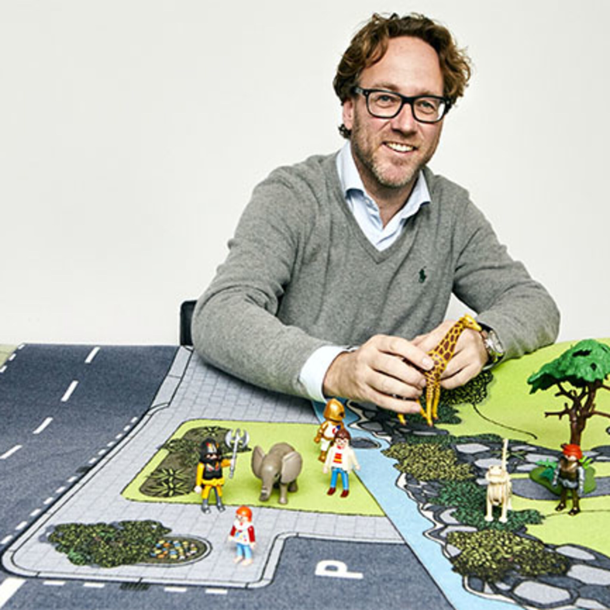 martijn verovert nederland met playmobilkleed