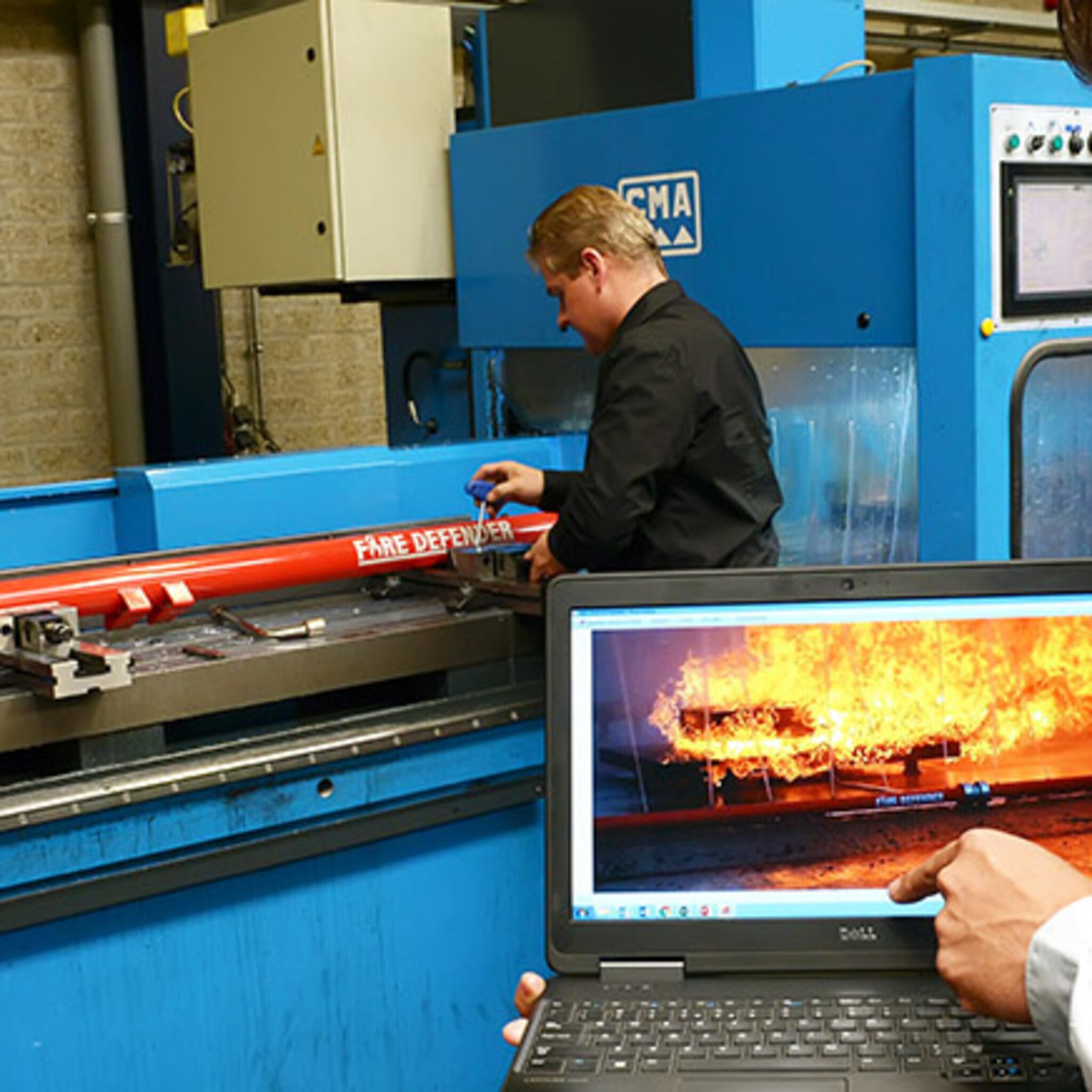 fire defender nieuwe manier om branden te bestrijden
