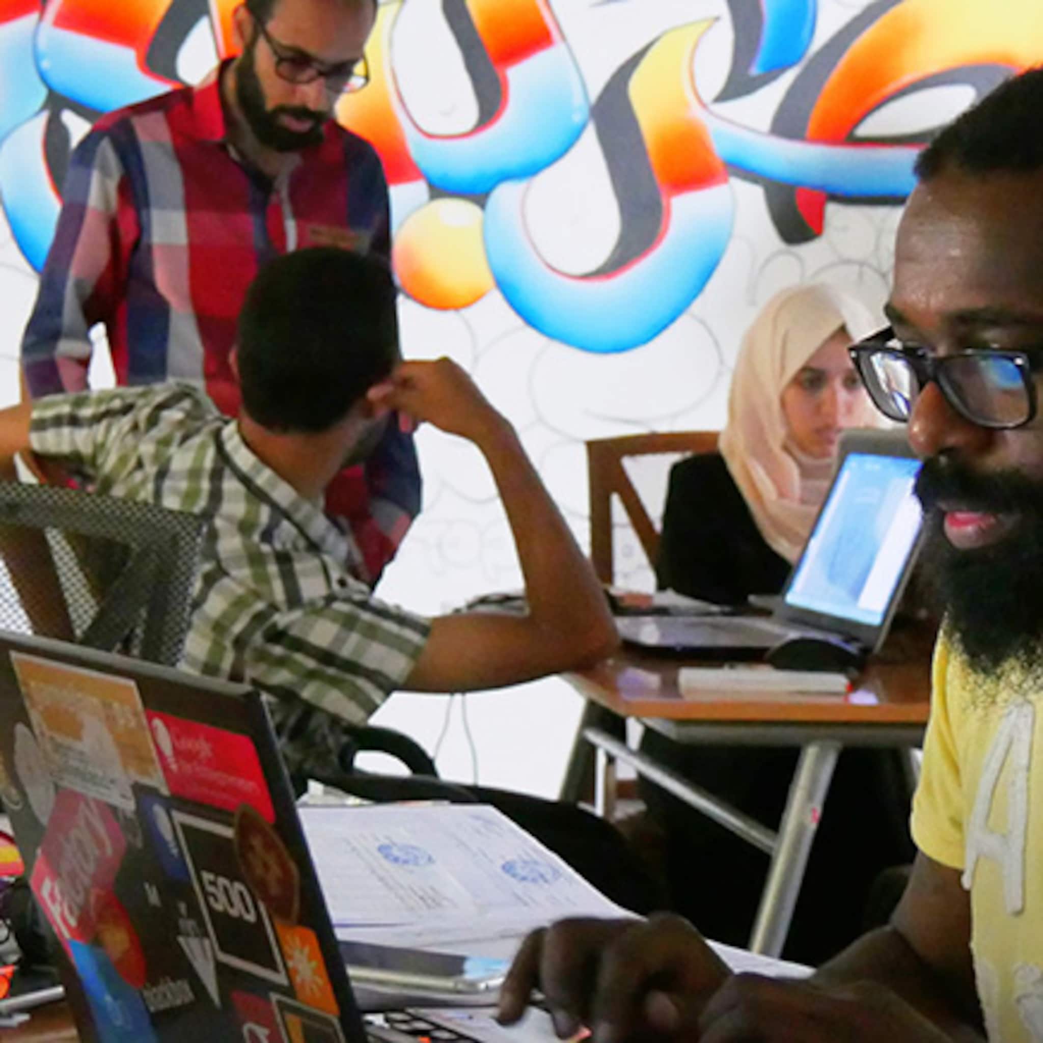 gaza sky geeks geeft start ups gaza een kans