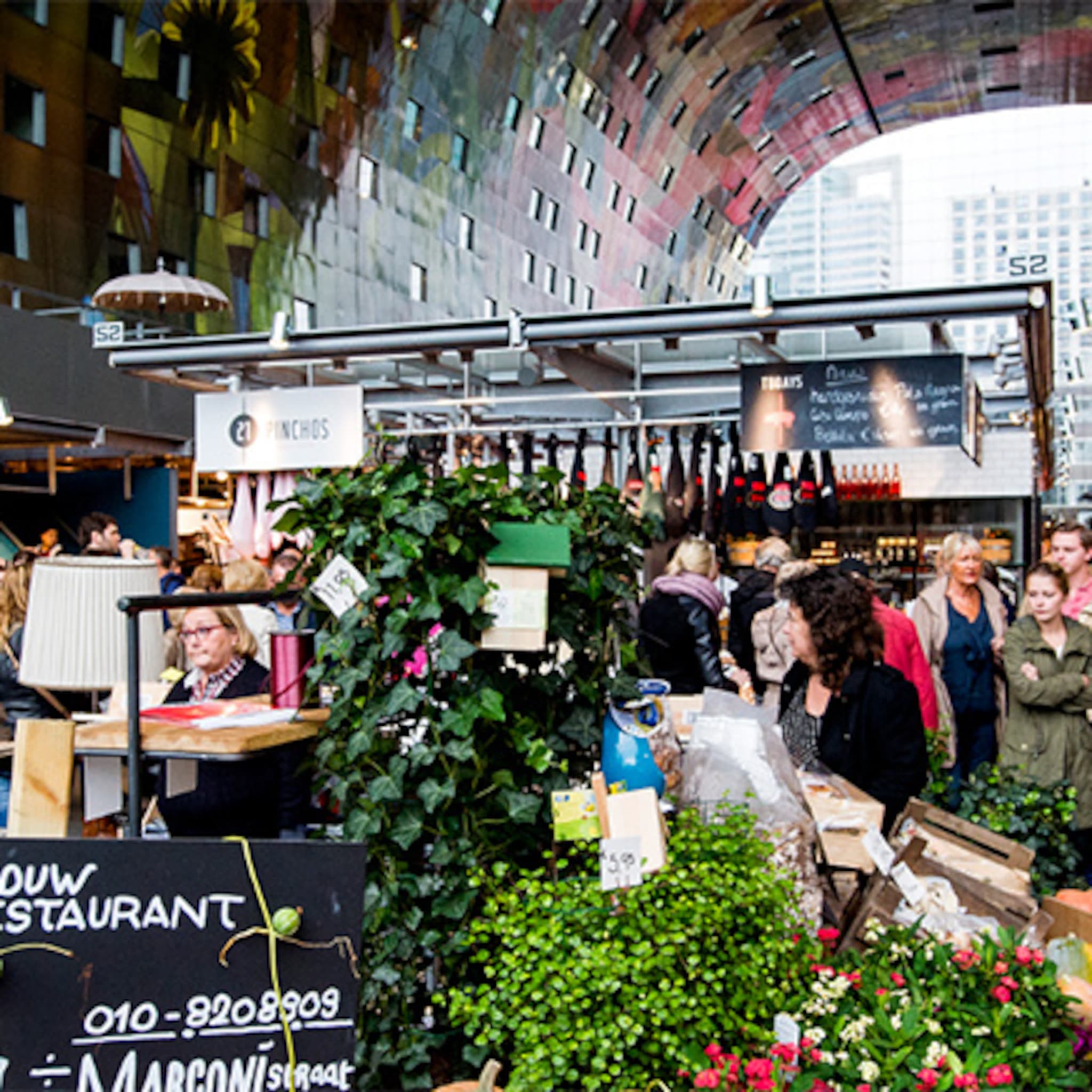 het rommelt in de legendarische markthal