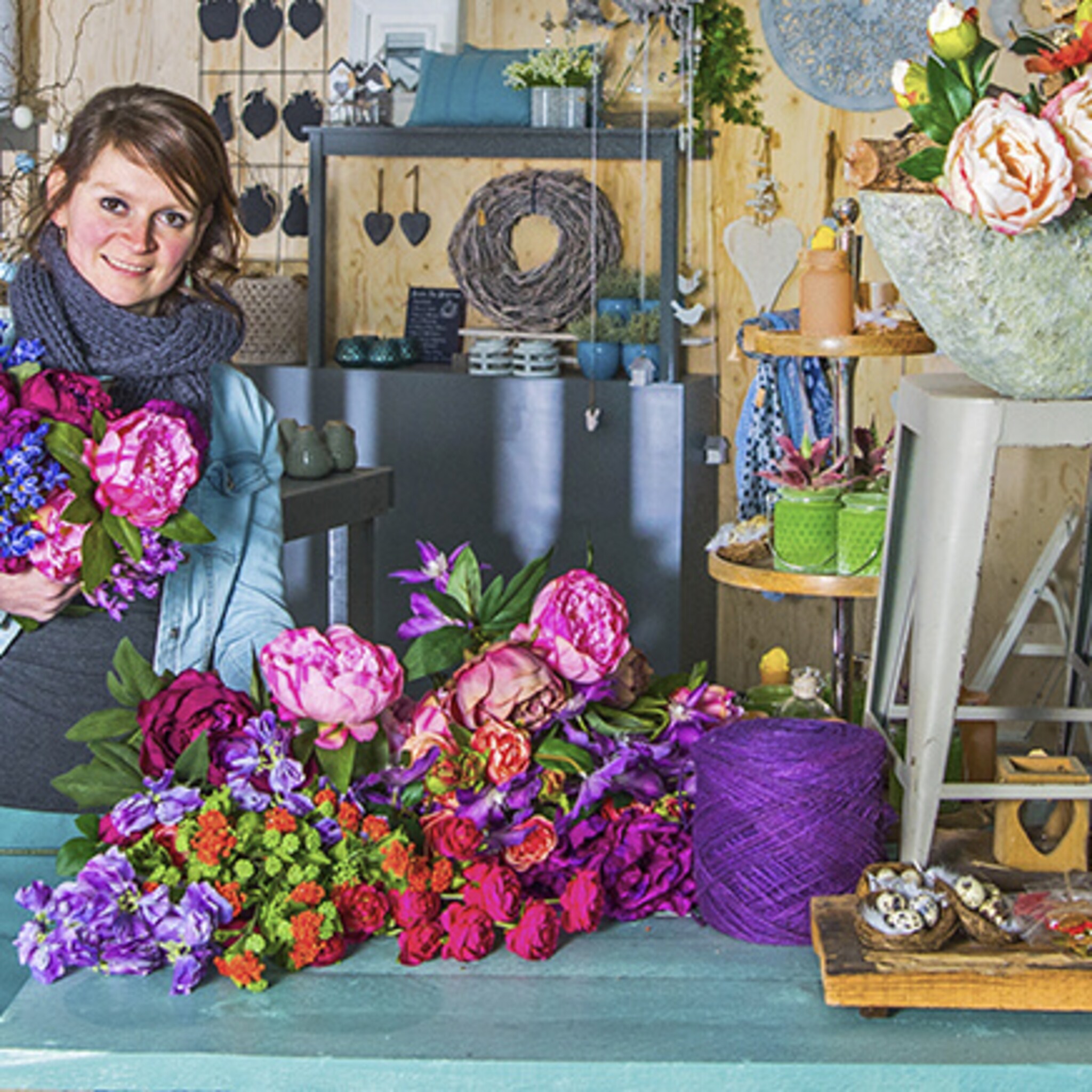van werkplaats op zolder naar bloemenatelier met showroom