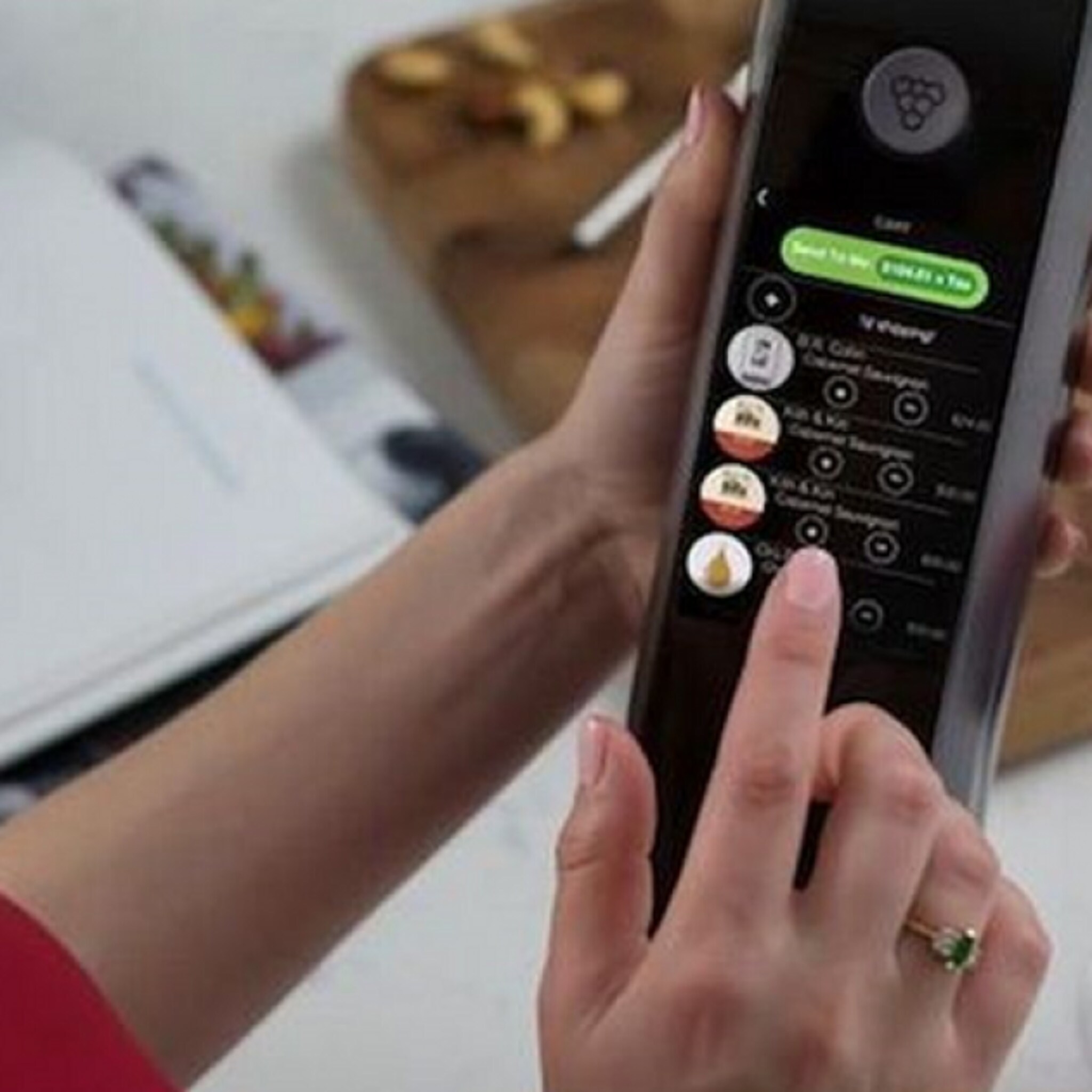 startup ontwikkelt houdbare wijn met touchscreen