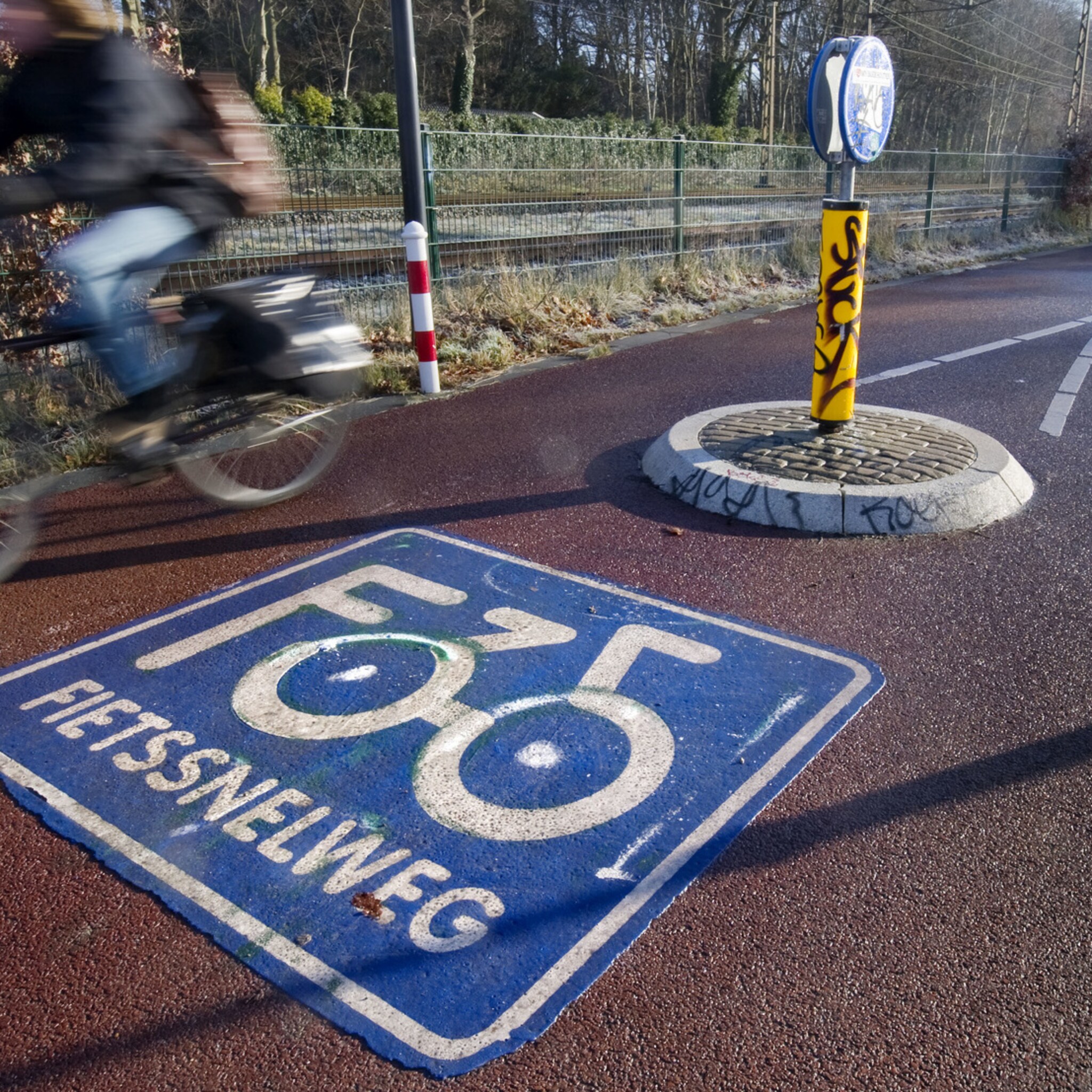 op de fiets naar werk in duitsland