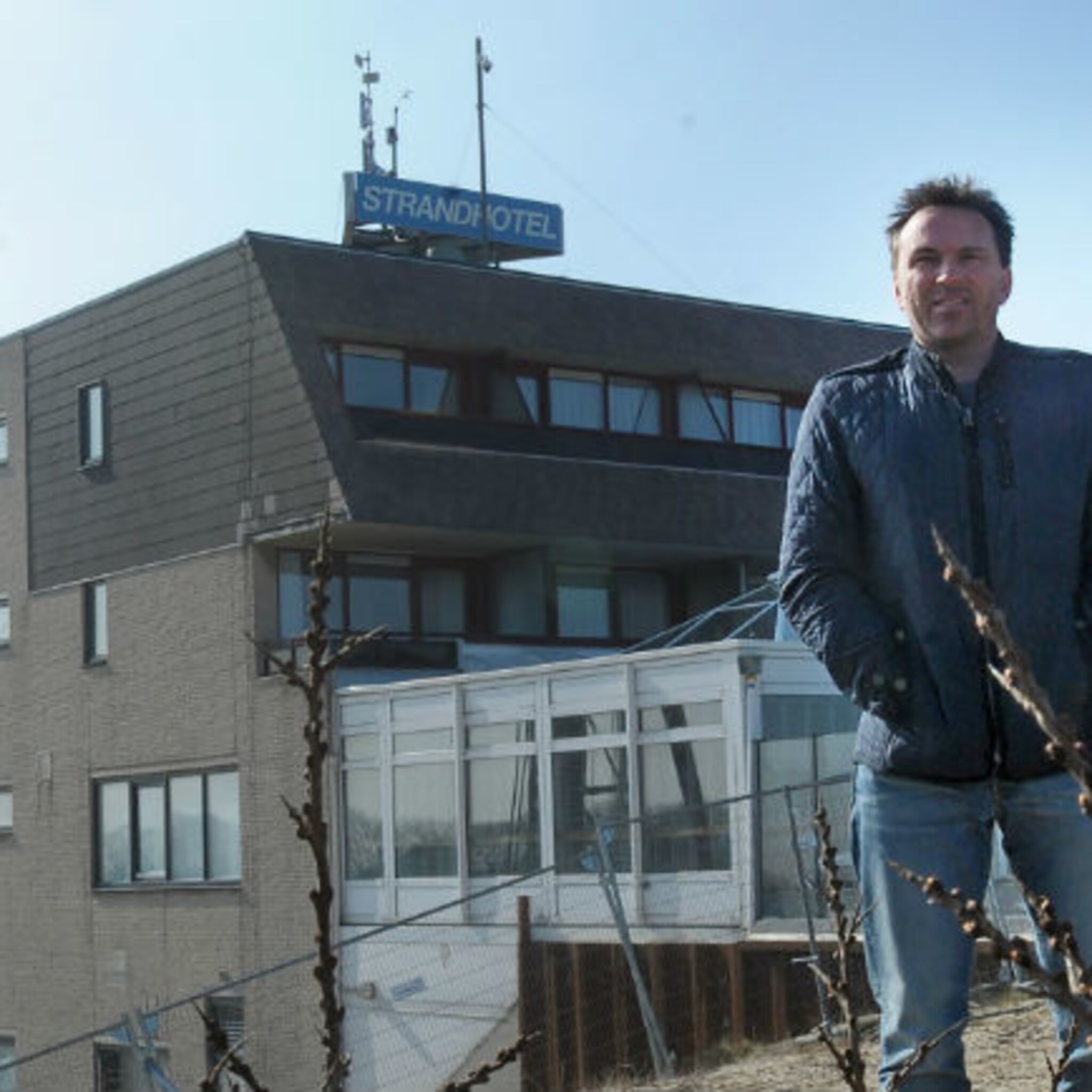 strandresidentie eten en slapen in een idee