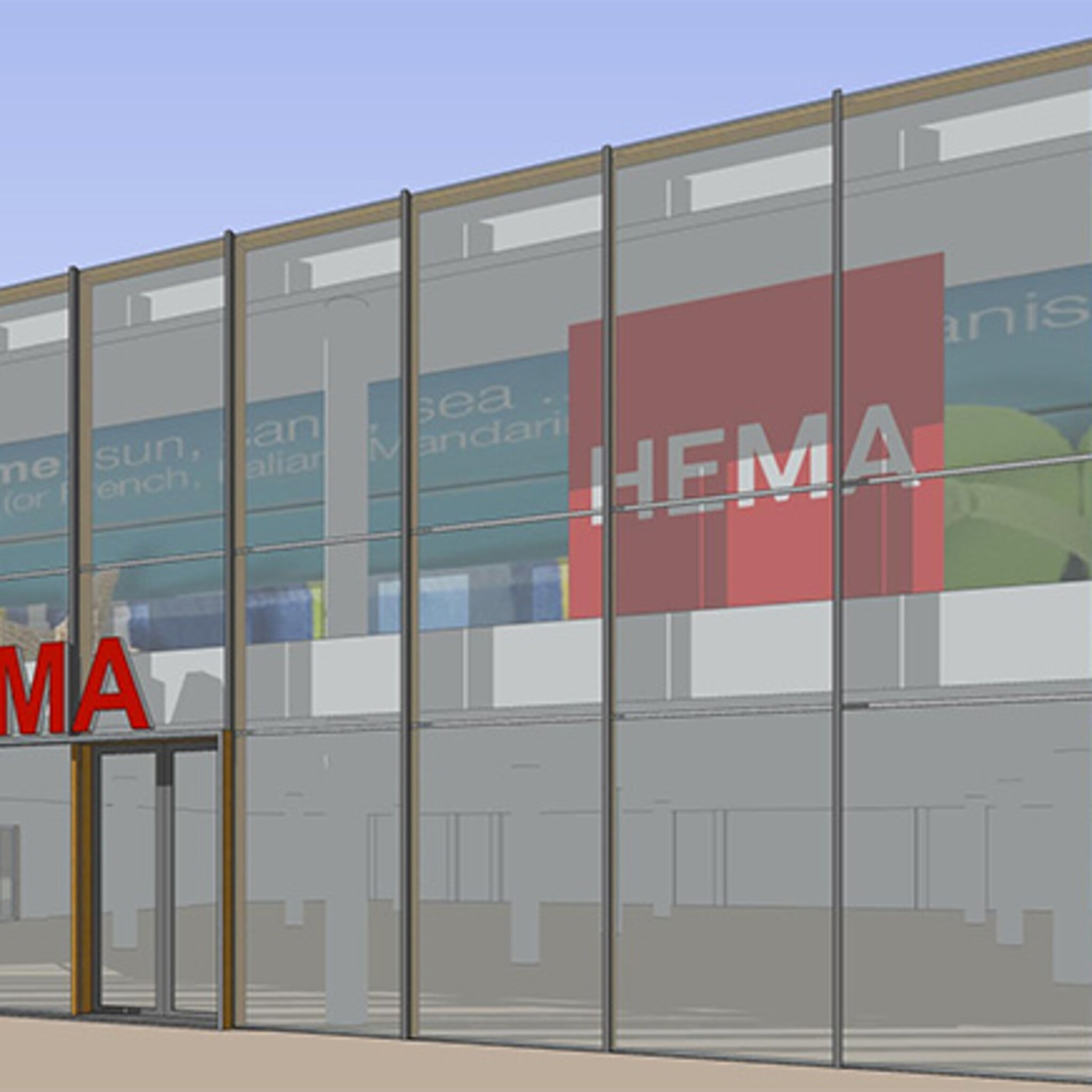 hema ermelo krijgt groot scherm als eyecatcher