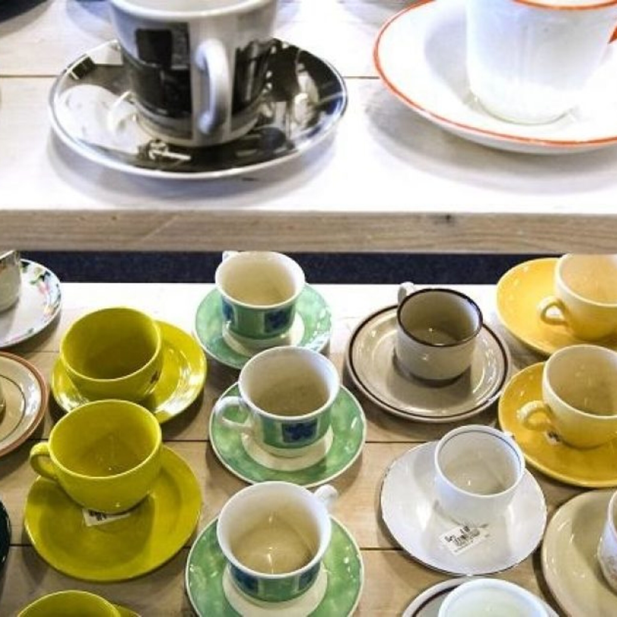 slapen en eten in de winkel