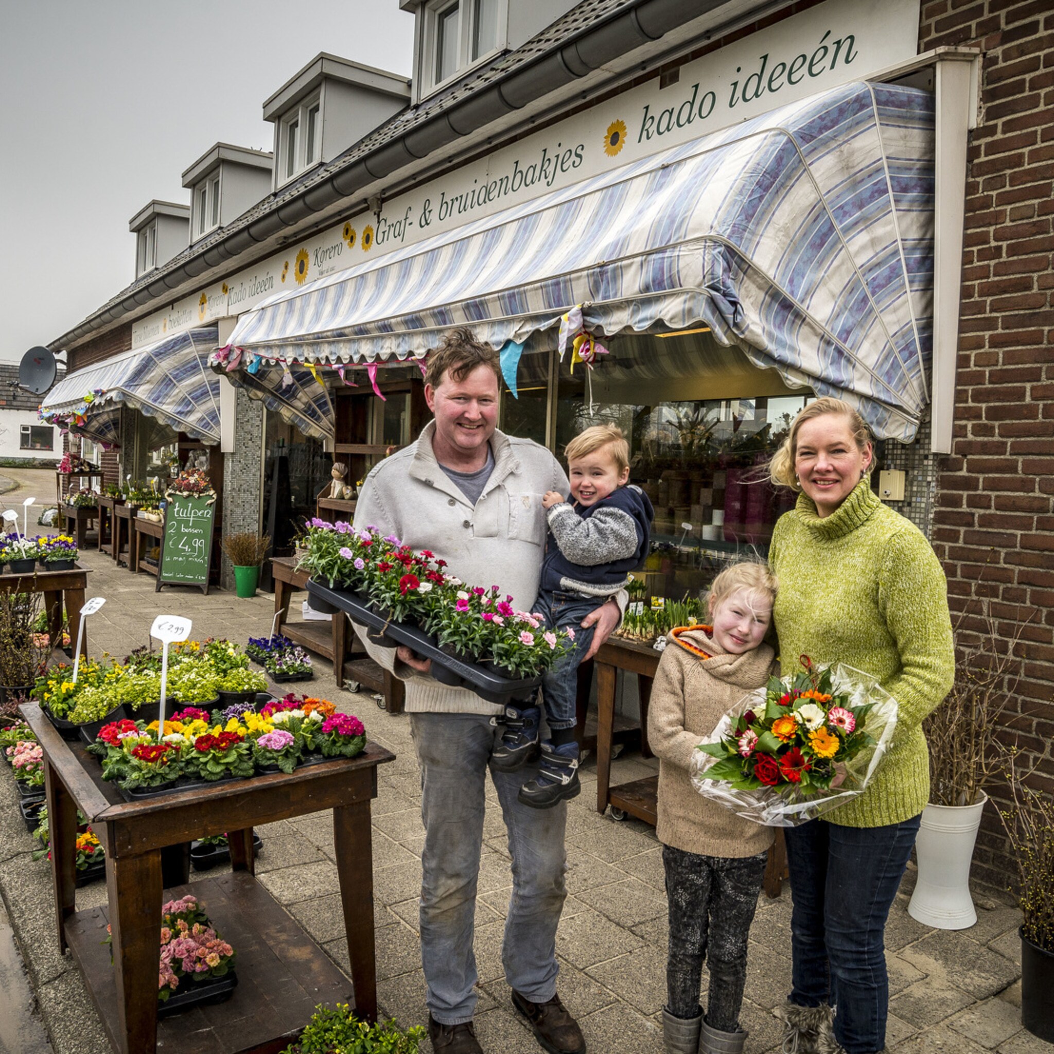 nieuwe bloemenzaak in de lutte