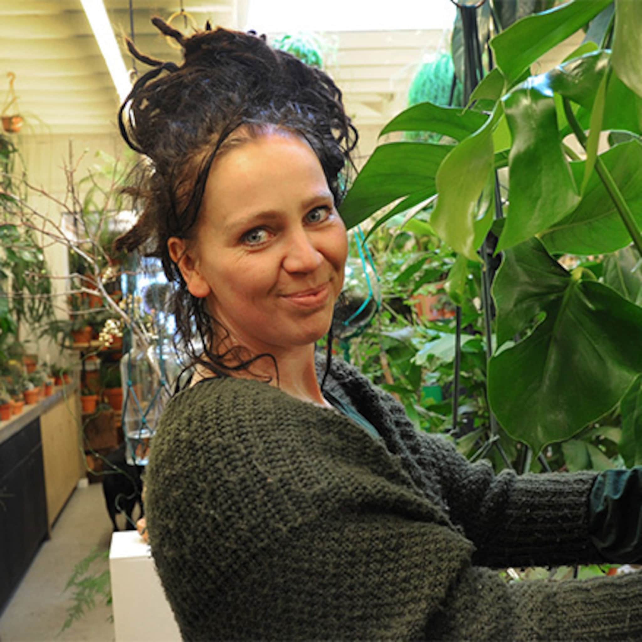hotel met planten als klanten