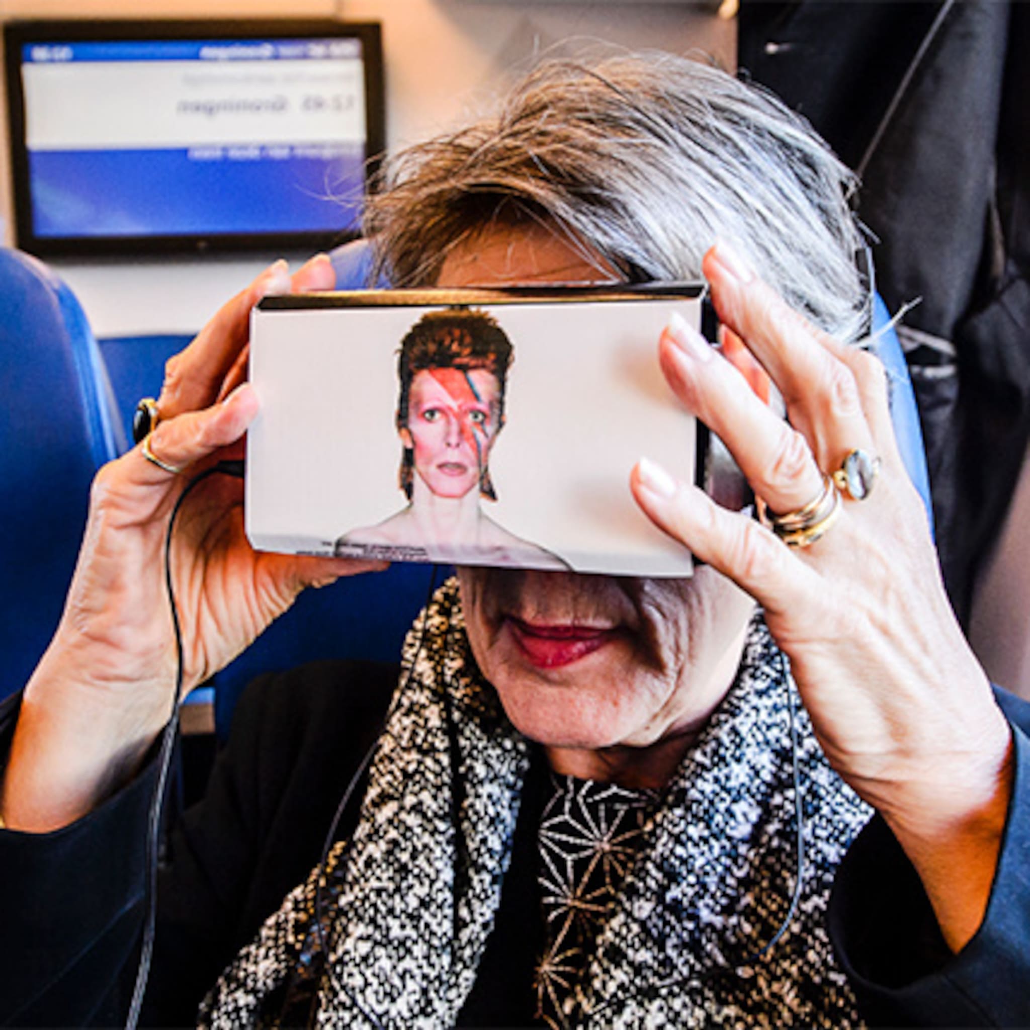 notengeur en 3d brillen moeten reiziger verleiden
