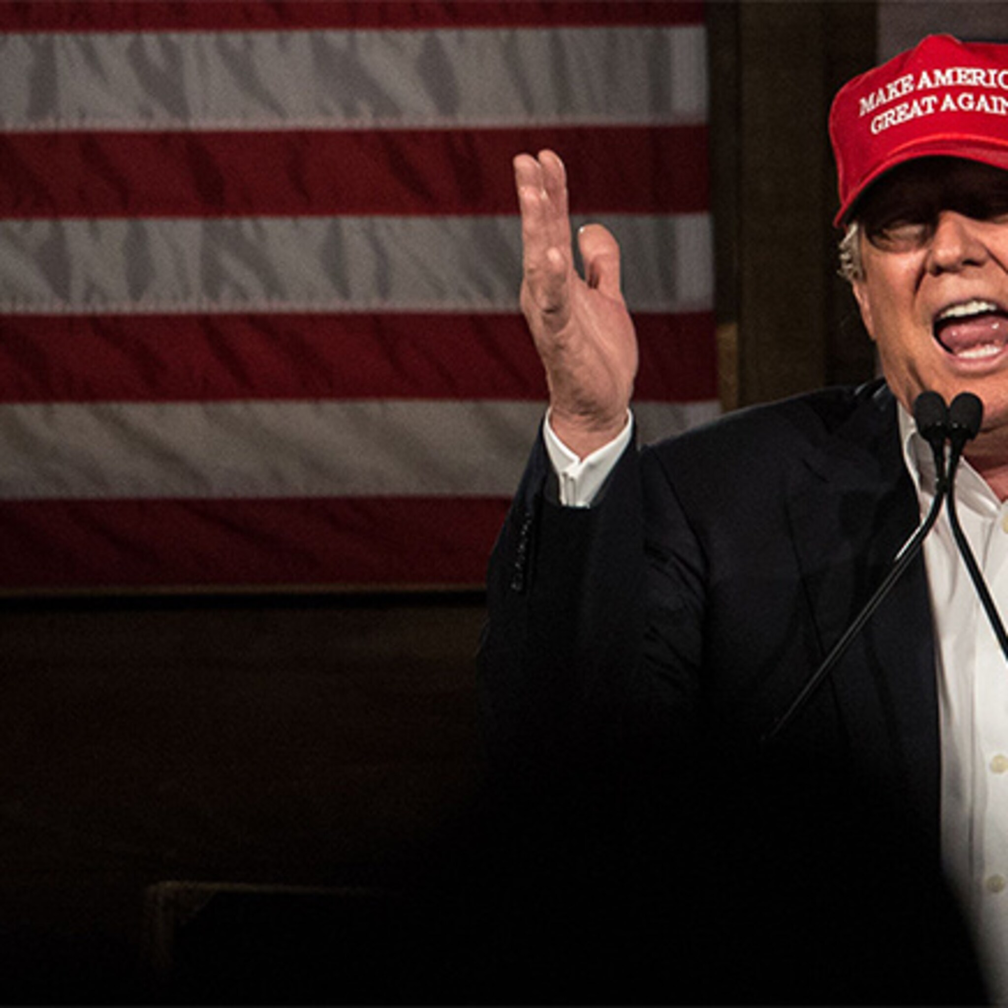 trump weigert tv debat met bimbo