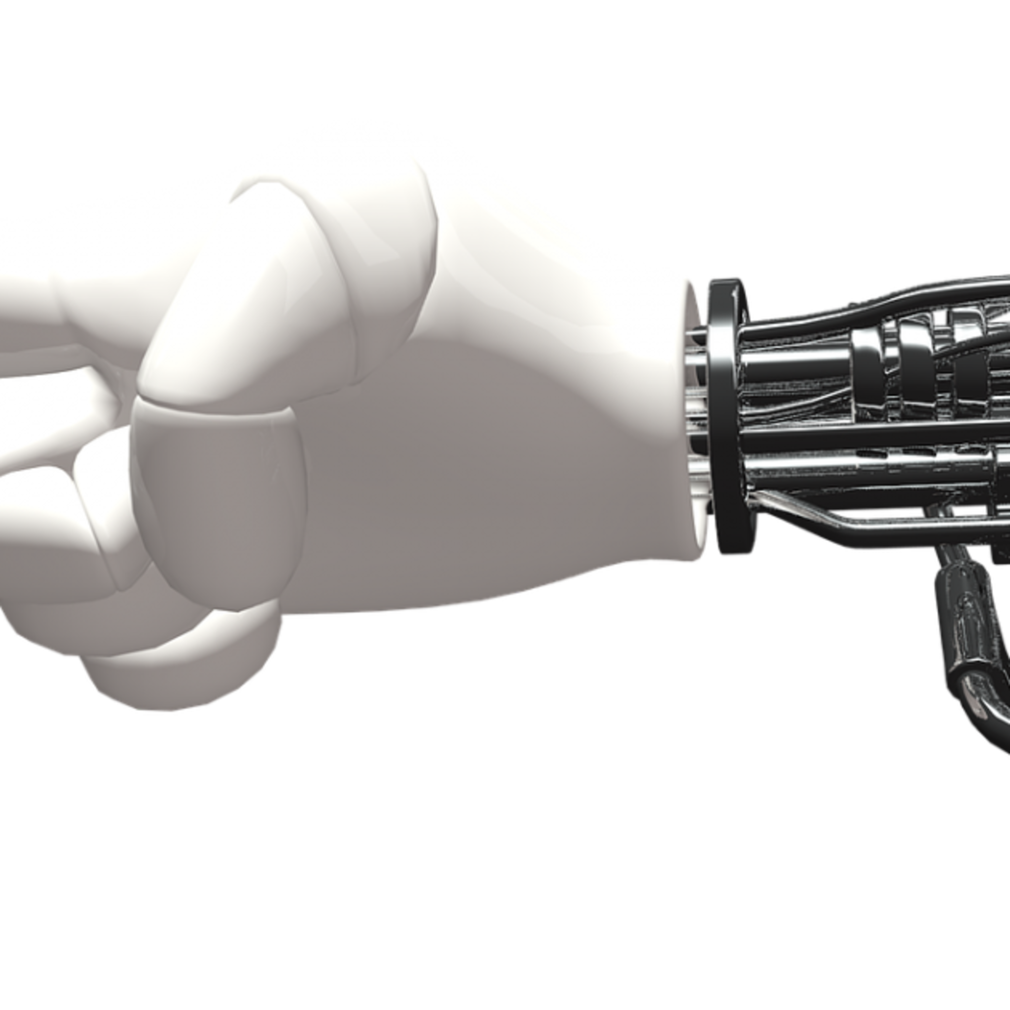 ons werk gedaan door robots