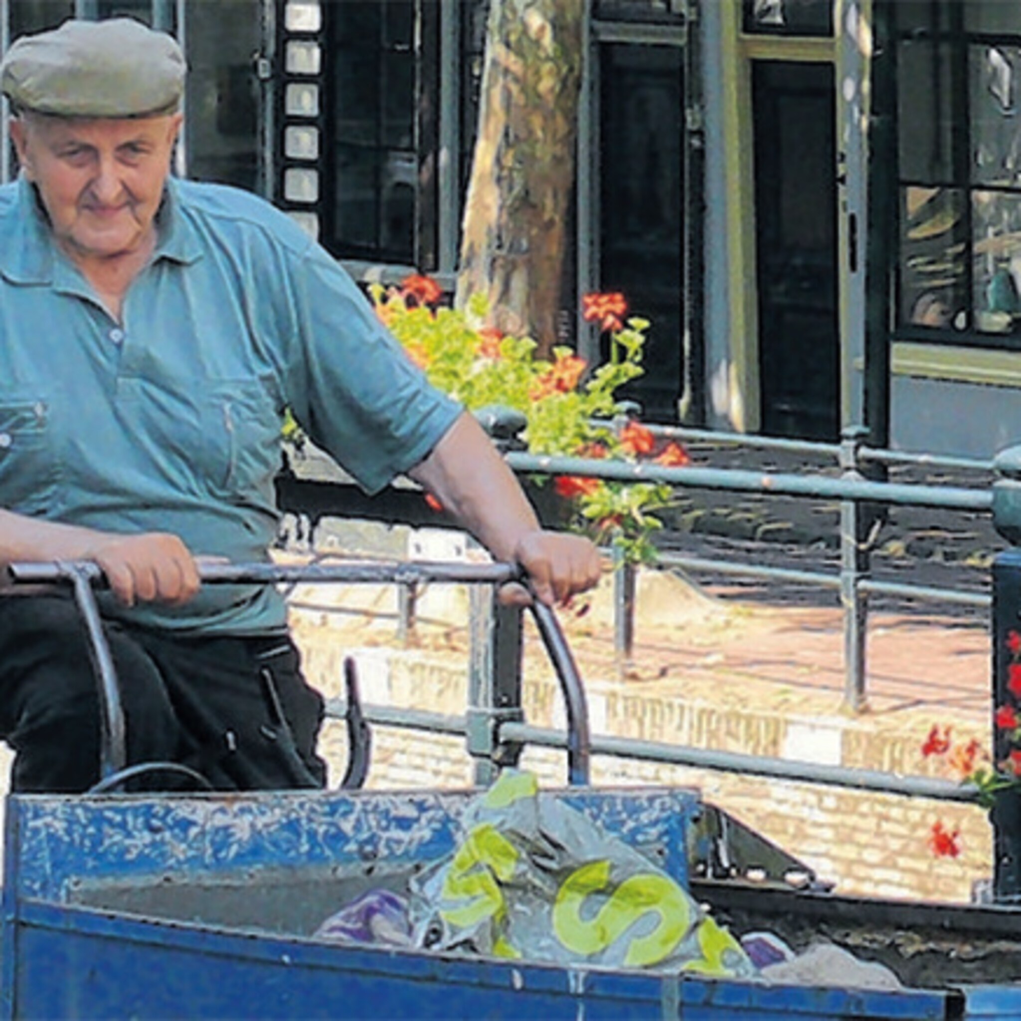 oudijzerboer ging zingend over straat