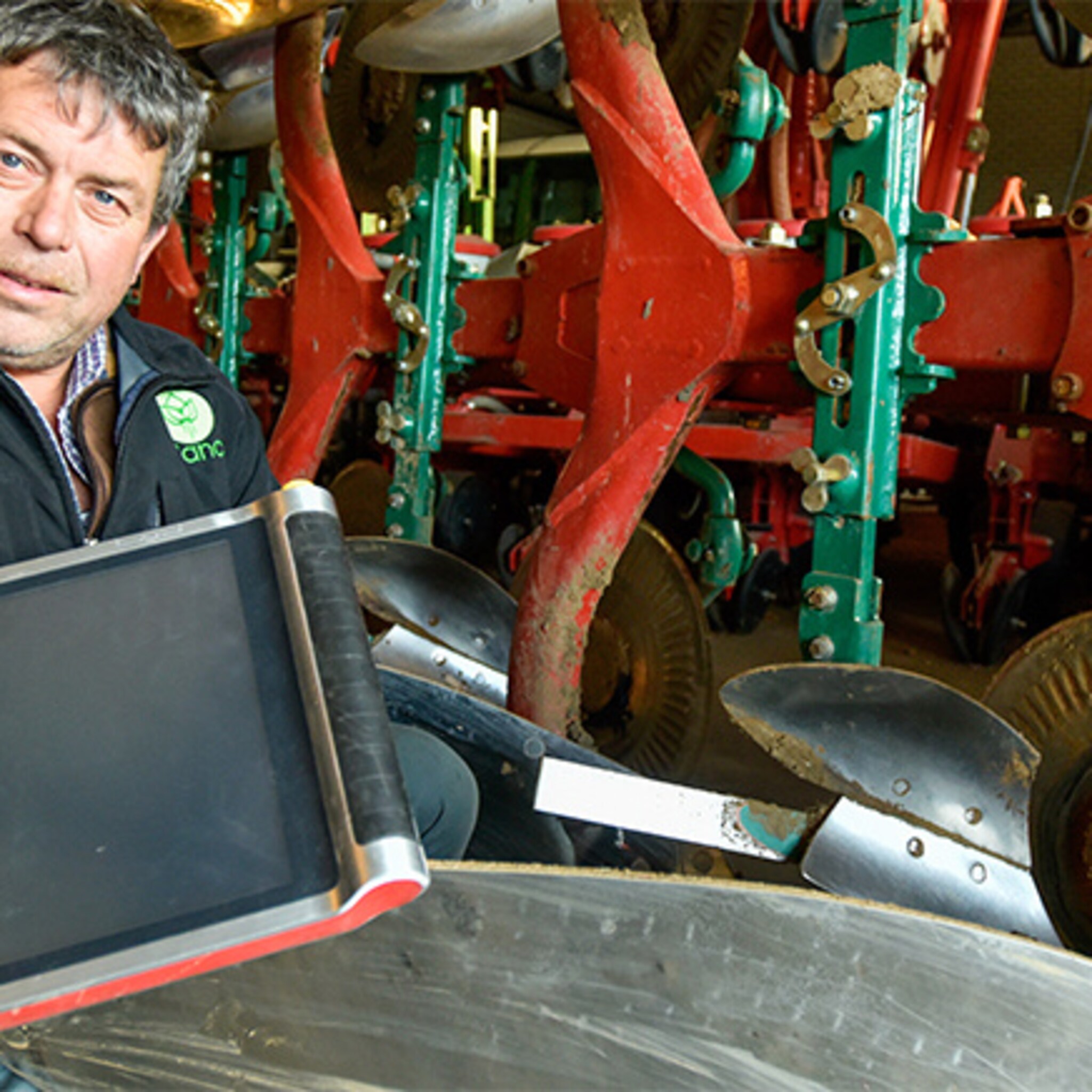 i plough ploegen vanaf een touchscreen