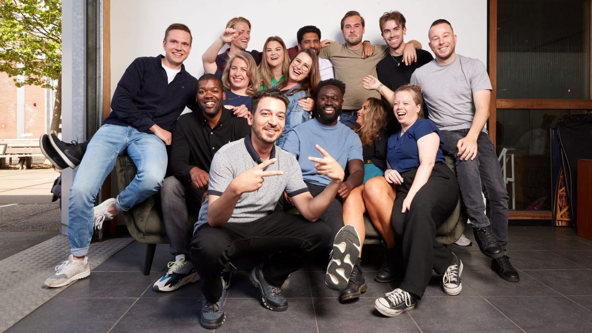 Het team van DGTLbase. Foto: DGTLbase
