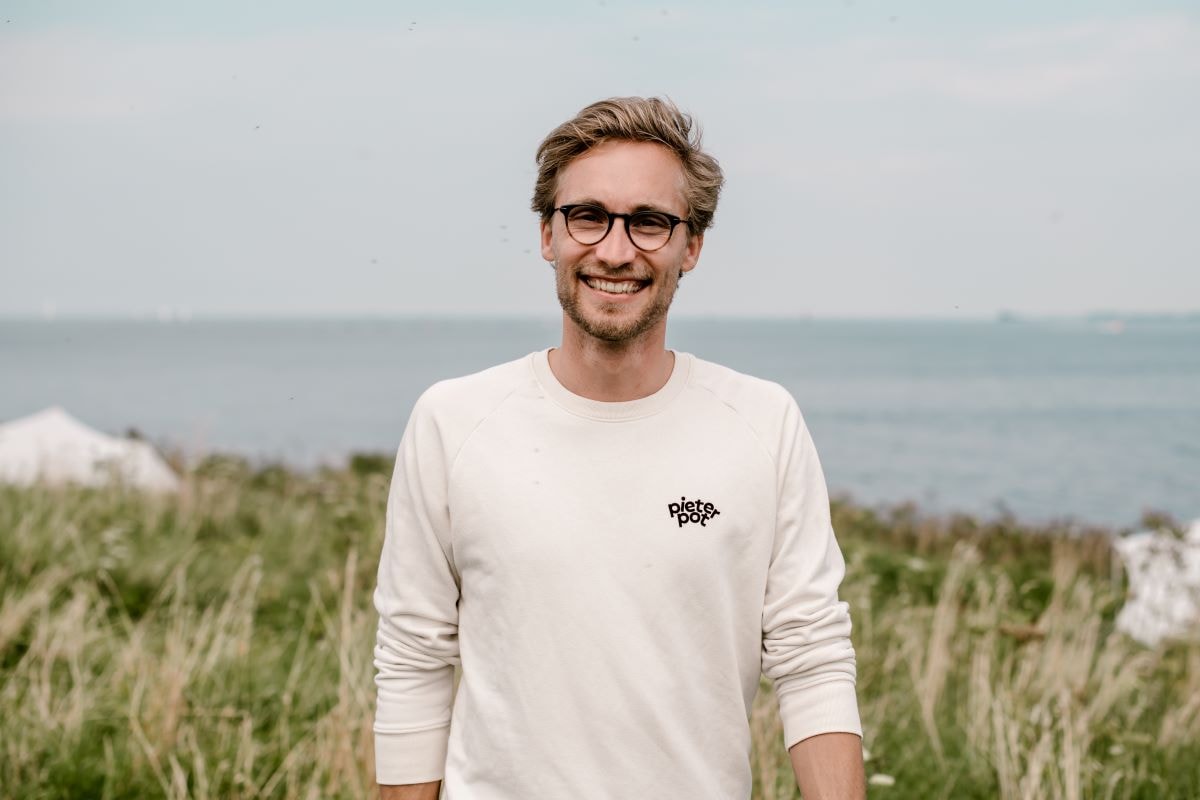Pieter Pot-oprichter Jouri Schoemaker. Foto: Pieter Pot