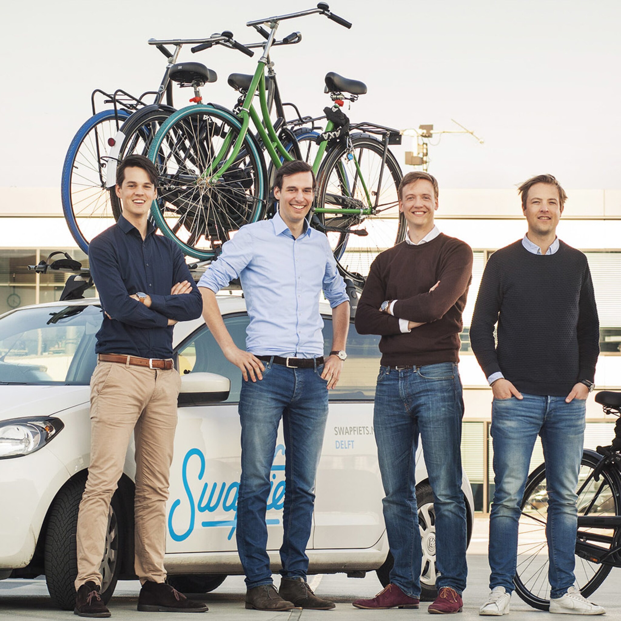swapfiets bouwt aan innovatief blauwe fietsen imperium