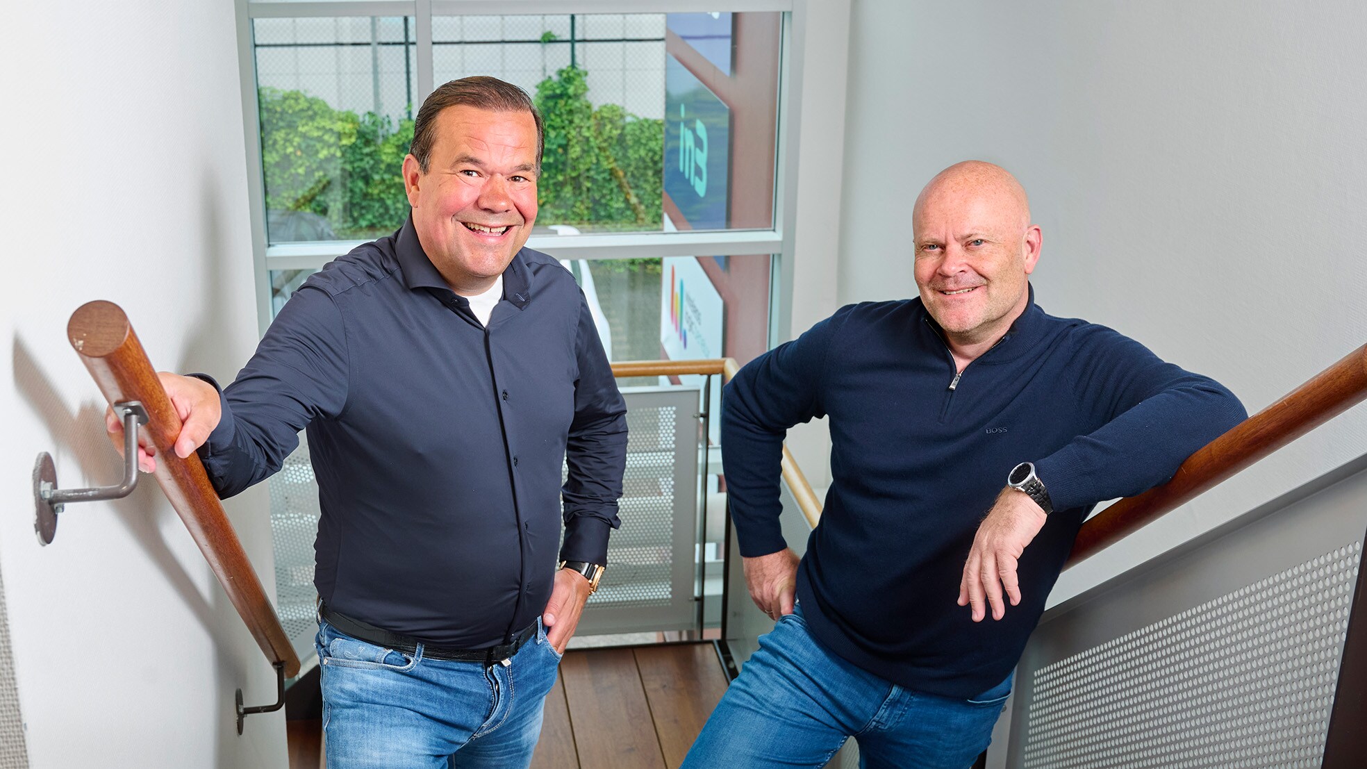 Patrick van de Graaf (links) en Hans Langenhuizen (rechts) van IN3.