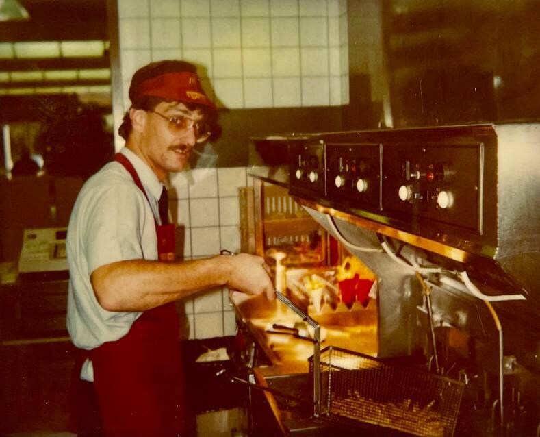 Iedereen begint in de keuken, dus ook Dick Bovekerk. Foto: Dick Bovekerk