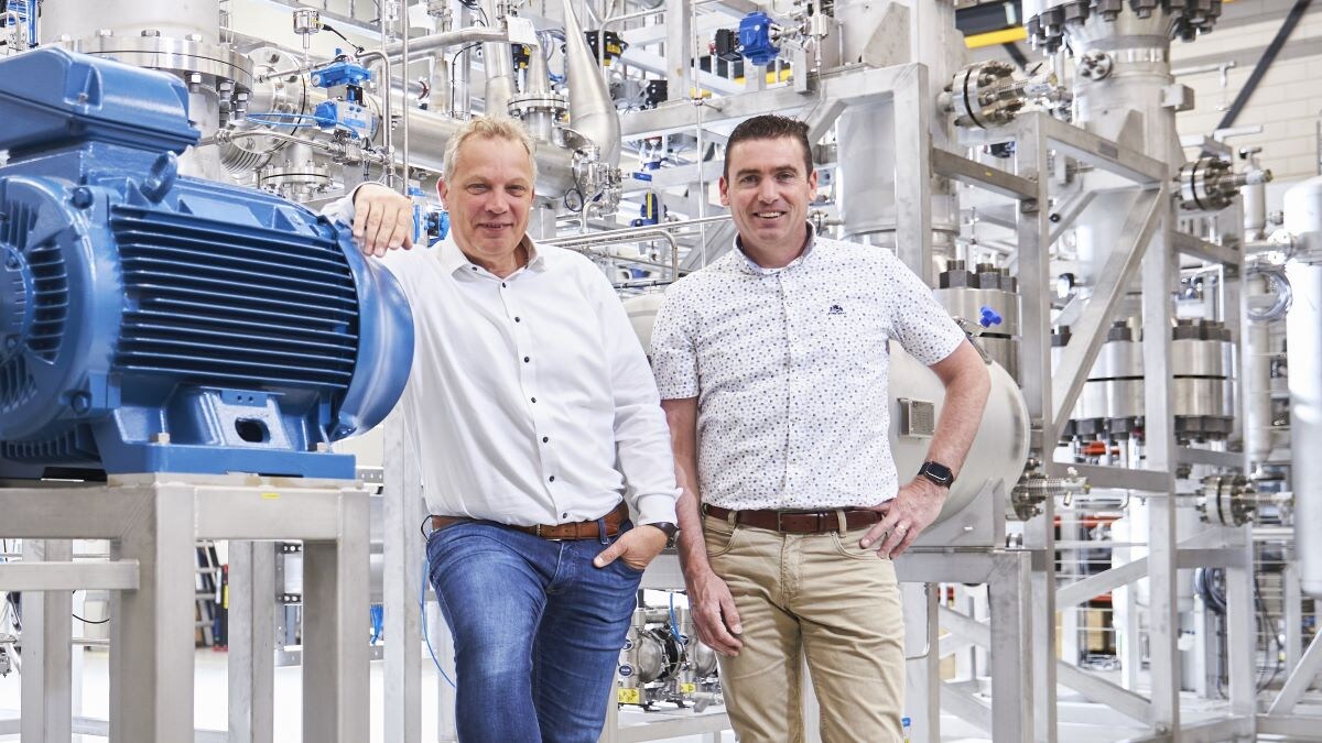Directeur-eigenaren Ewald Kosters en Andy Roeloffzen. Brusche Process Technology