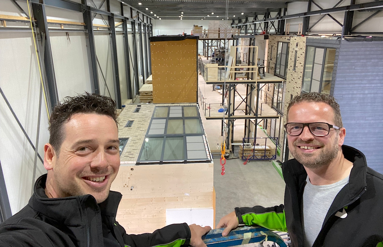 Jeroen Oost (r) en Henk Visscher van Startblock Startblock