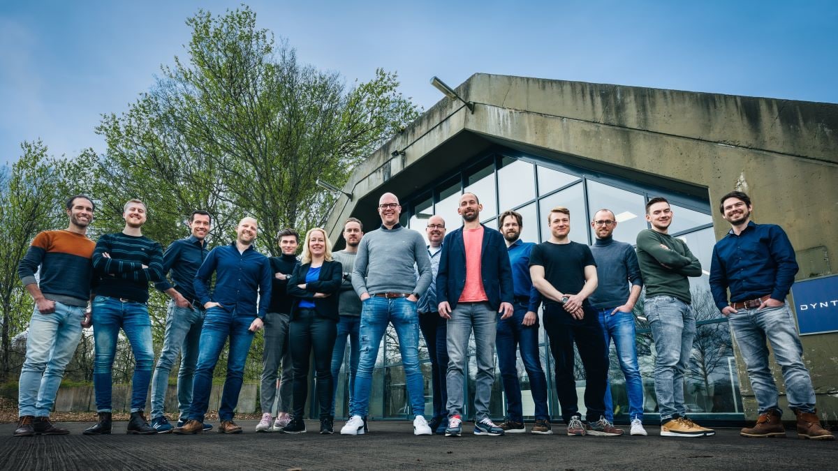 Het gehele Dynteq-team. Het gehele Dynteq-team.