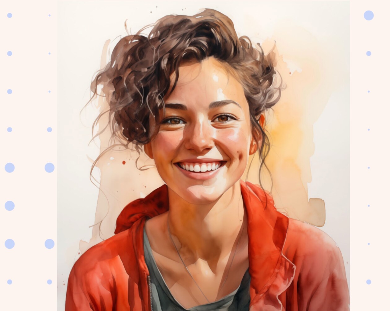 AI-medewerker Sarah. Typetone