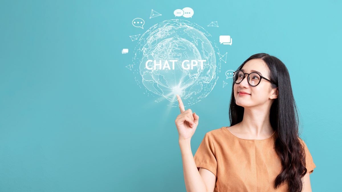 Vrouw ChatGPT. Shutterstock