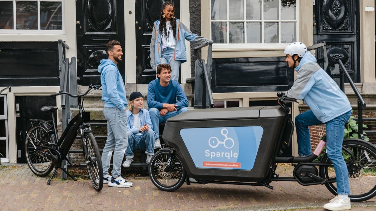 Sparqle-bezorgers. Foto: Sparqle Sparqle-bezorgers. Foto: Sparqle
