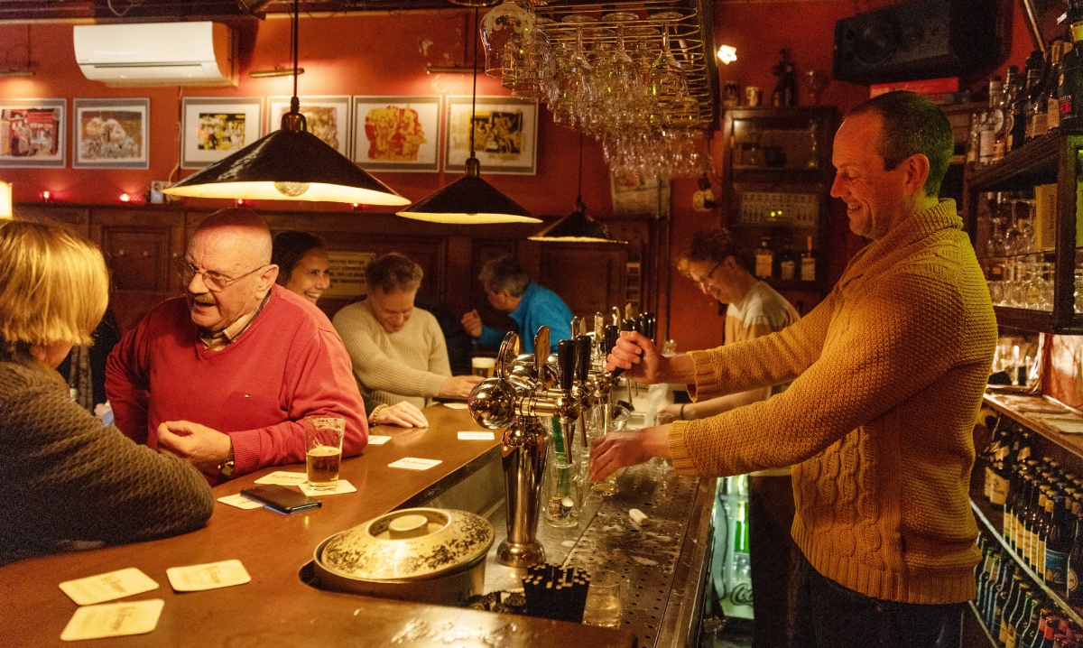 Een bruin café in Tilburg. ANP