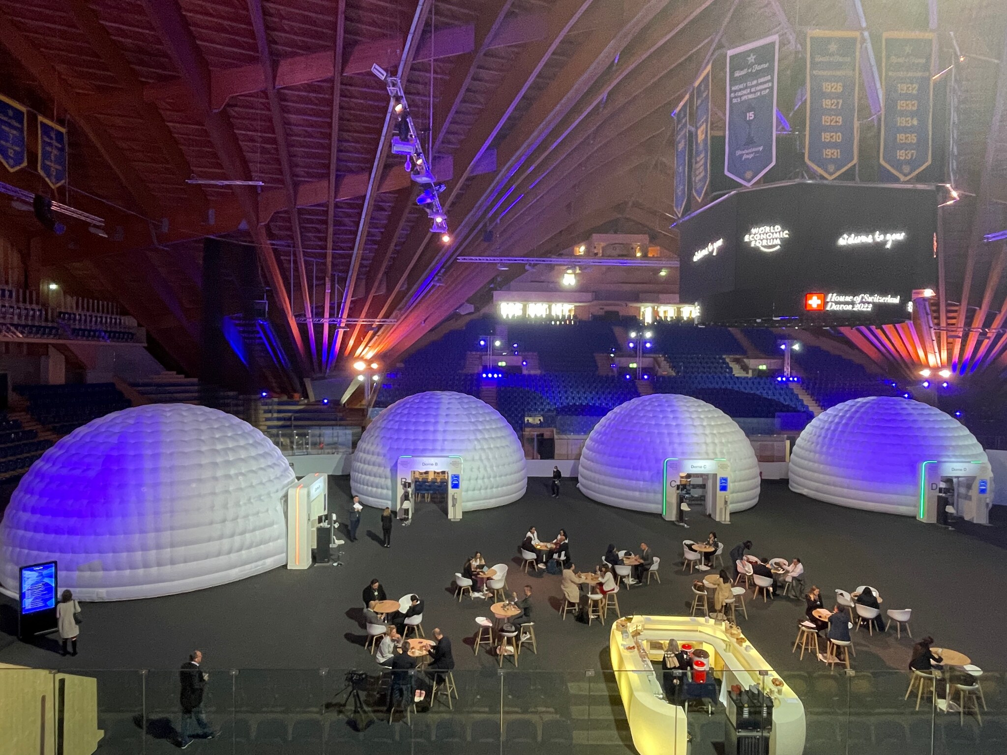 De domes van Quickspace. QuickSpace