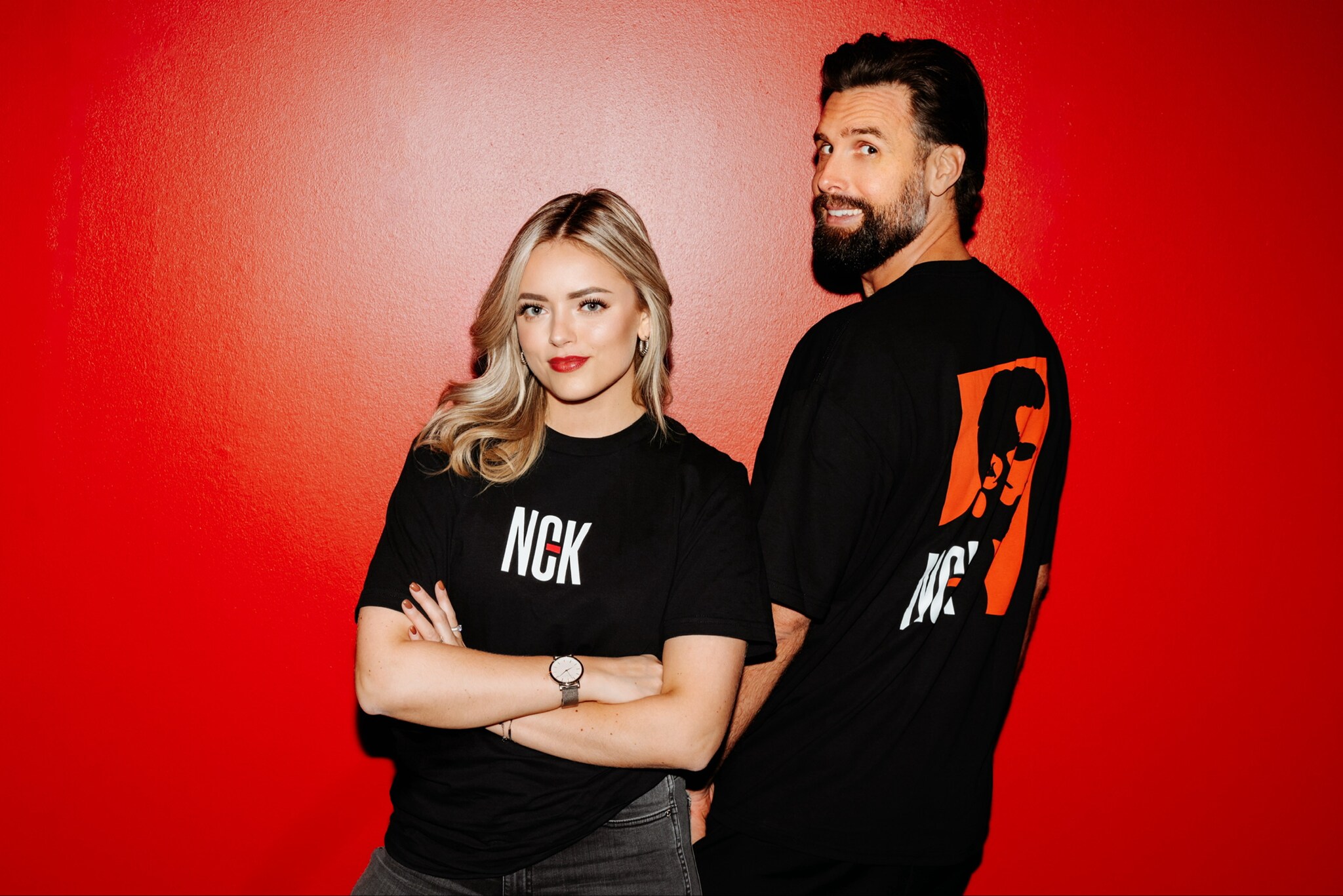 Roxan Berghuis met Nick Schilder. Nikki van Toorn
