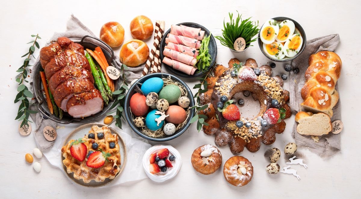 Paasbrunch. Shutterstock