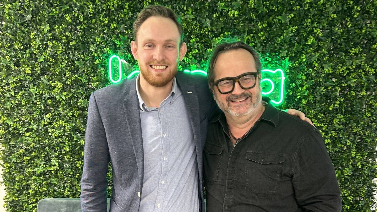 Yeelen Knegtering van Klippa (links) met podcast-host Cor Hospes. Yeelen Knegtering van Klippa (links) met podcast-host Cor Hospes.