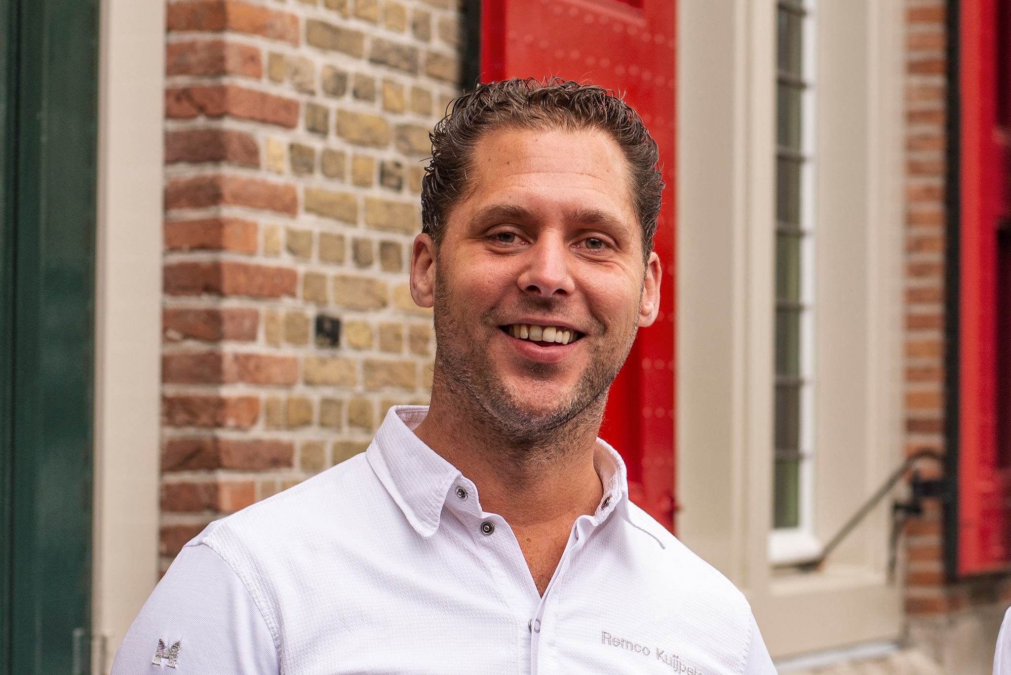 Remco Kuijpers, chef-kok van LIZZ in Gouda. Sharon van Gastel