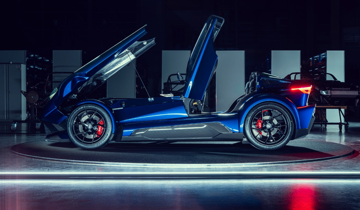 De Donkervoort F22 De F22 is grotendeels gemaakt van Ex-Core Foto: Donkervoort