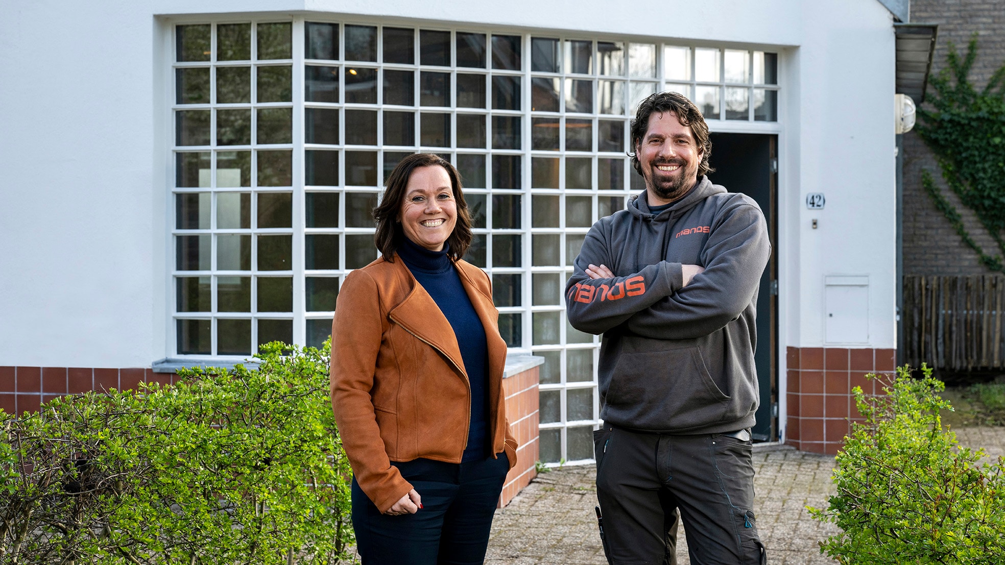 Petra Otten en Atilla Hermus. Petra Otten en Atilla Hermus. De Ondernemer