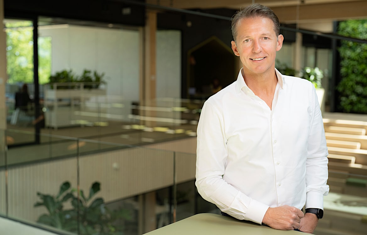 Tijn van Elderen, ceo van Brabantia. Tijn van Elderen, ceo van Brabantia. Beeld: Brabantia