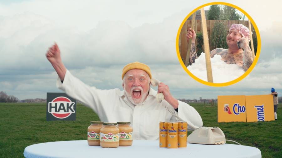 Hide the pain Harold werkt aan chocomoes Chocomel